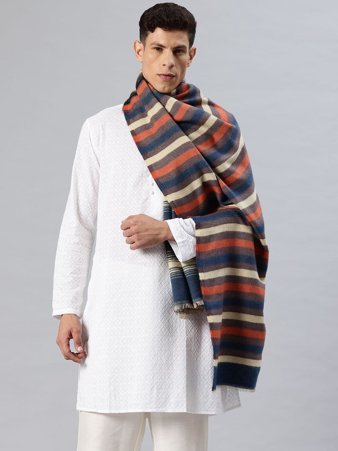 SWI Stylish Men Striped Muffler - view 1