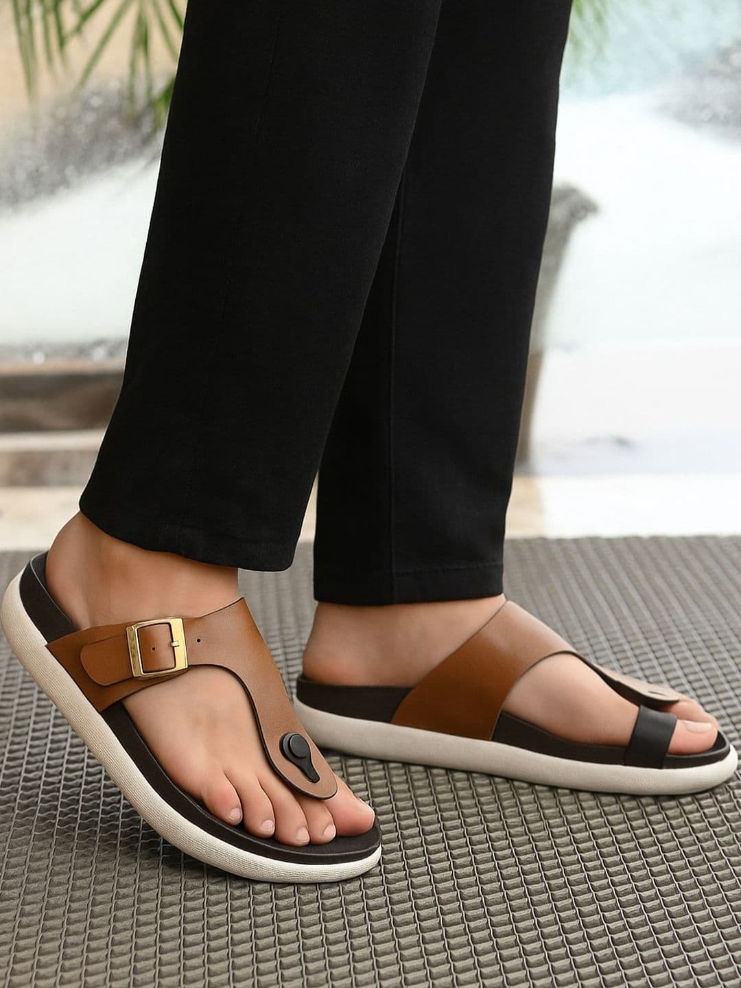 ASTEROID BRSTCK Men Comfort Sandals with Buckels - view 1
