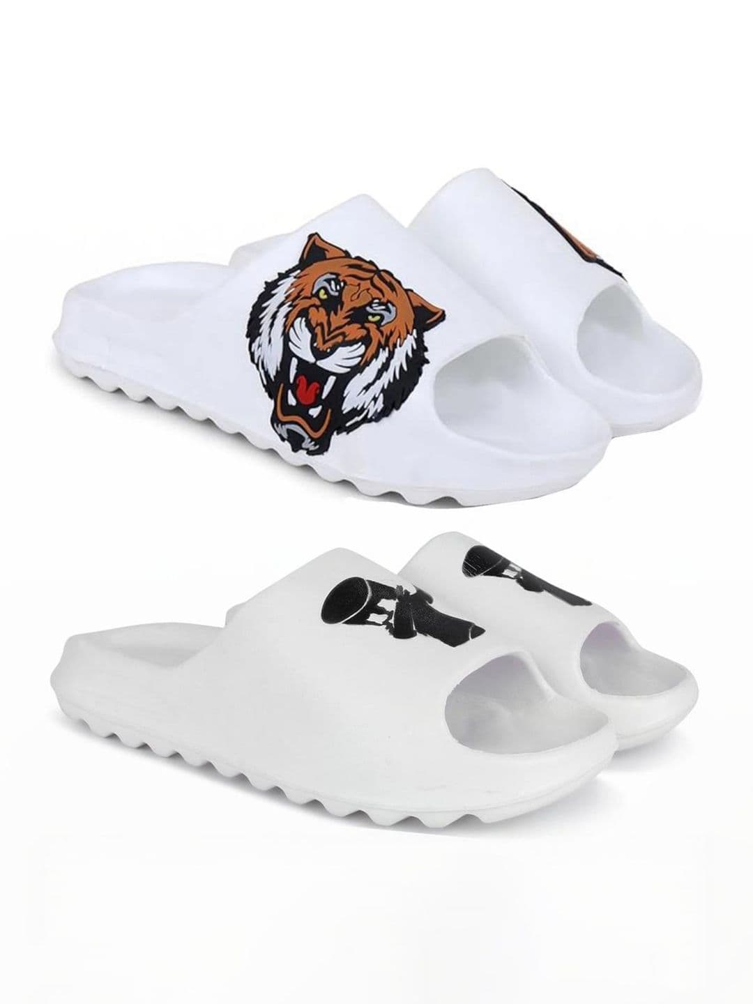 Pampy Angel Men White Flip Flops - view 1