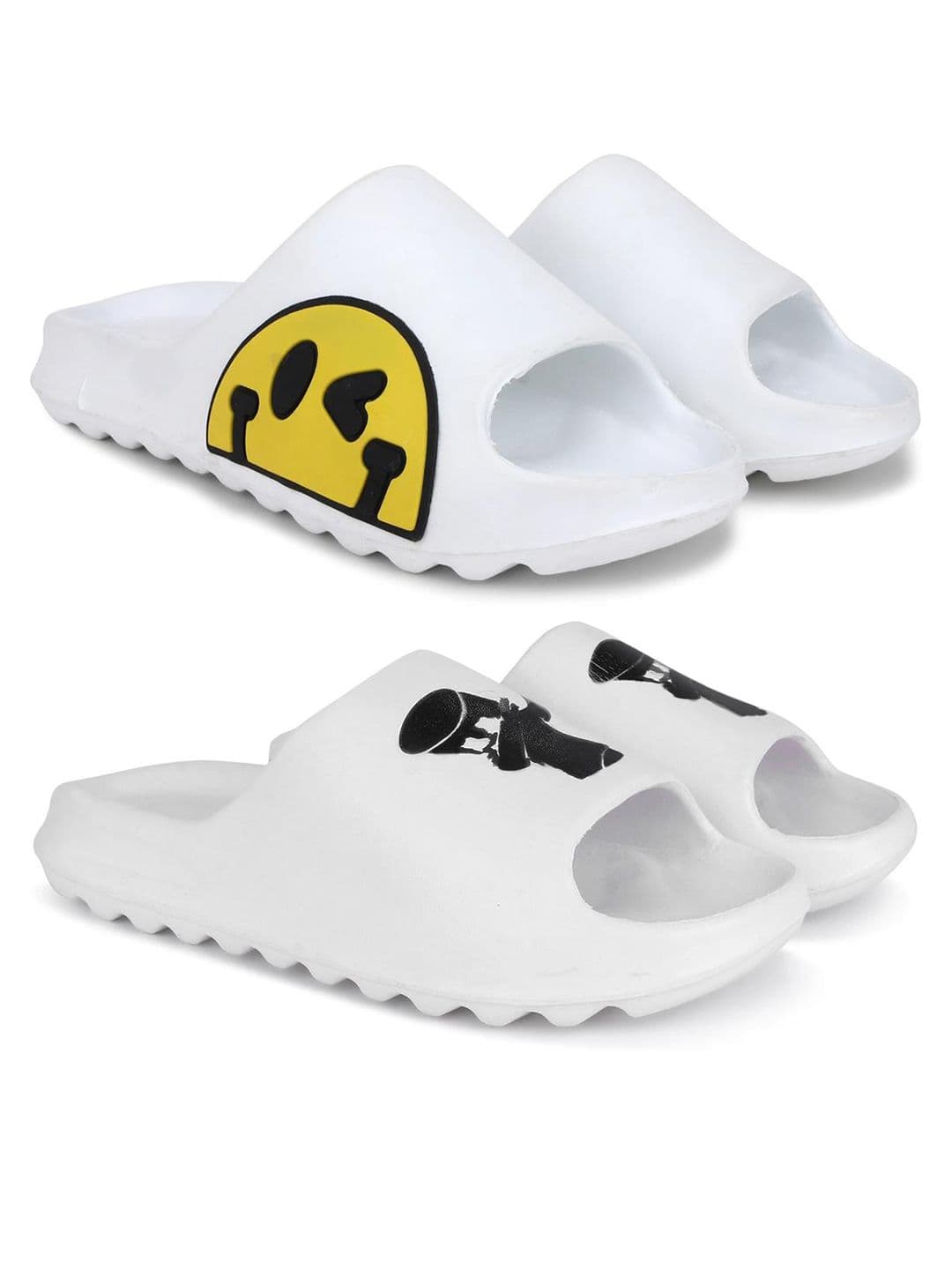 Pampy Angel Men White Flip Flops - view 1