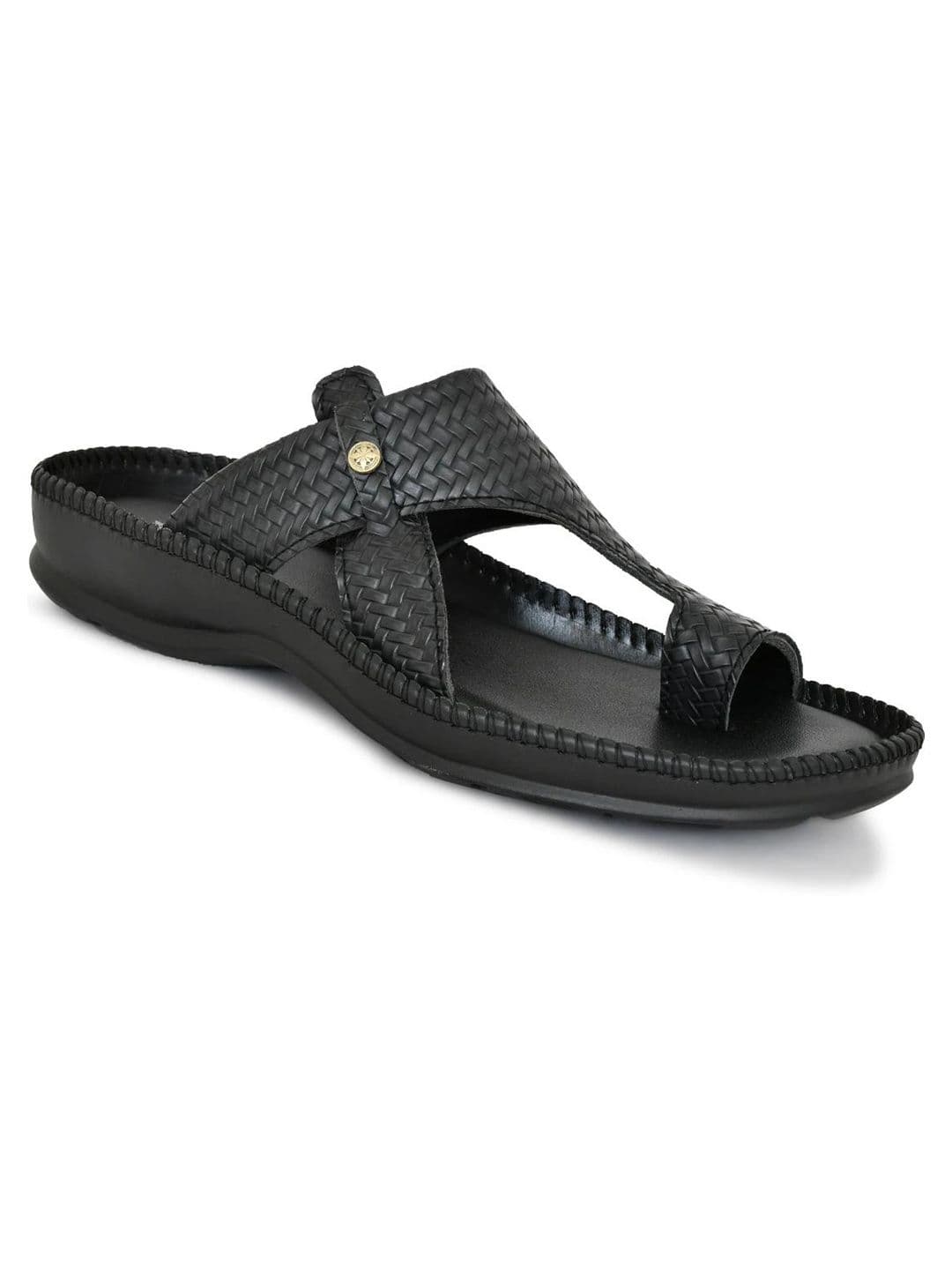 Bizazo Men Brown Flip Flops - view 1