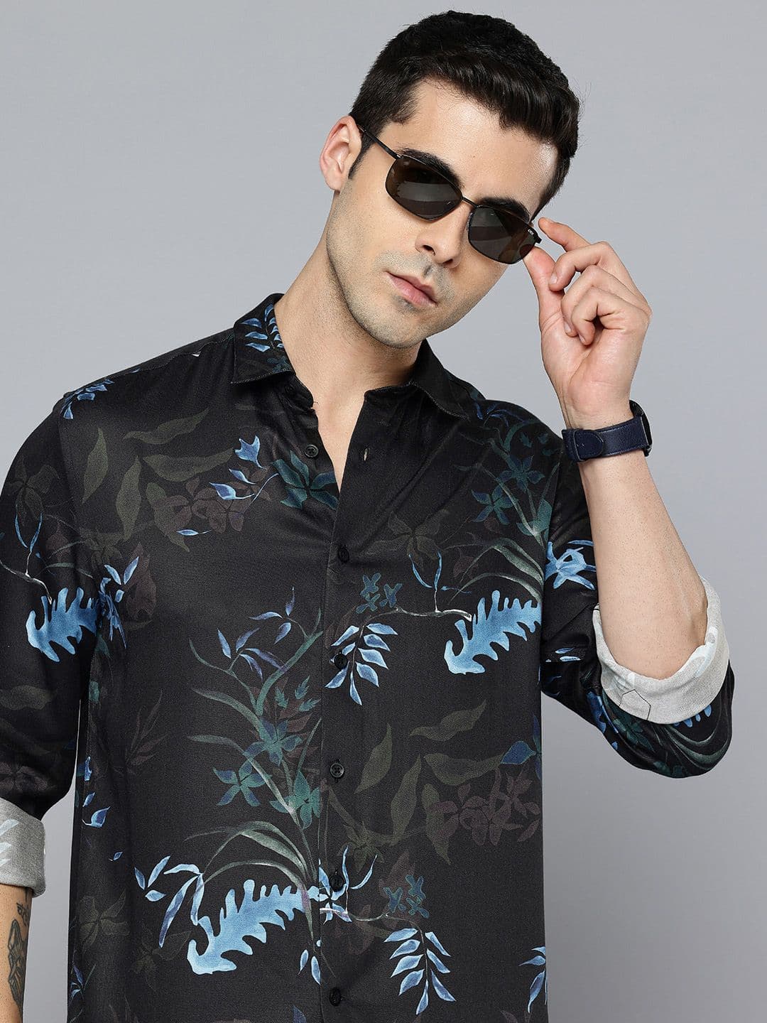 Flying Machine Slim Fit Floral Printed Casual Shirt - view 1