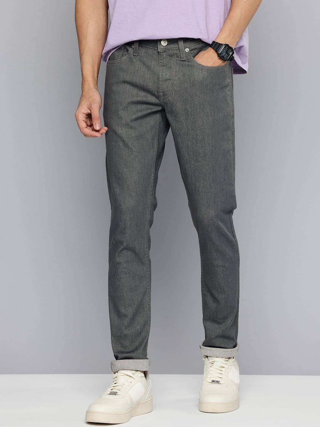 Flying Machine Men F17 Jackson Skinny Fit Low-Rise Stretchable Jeans - view 1