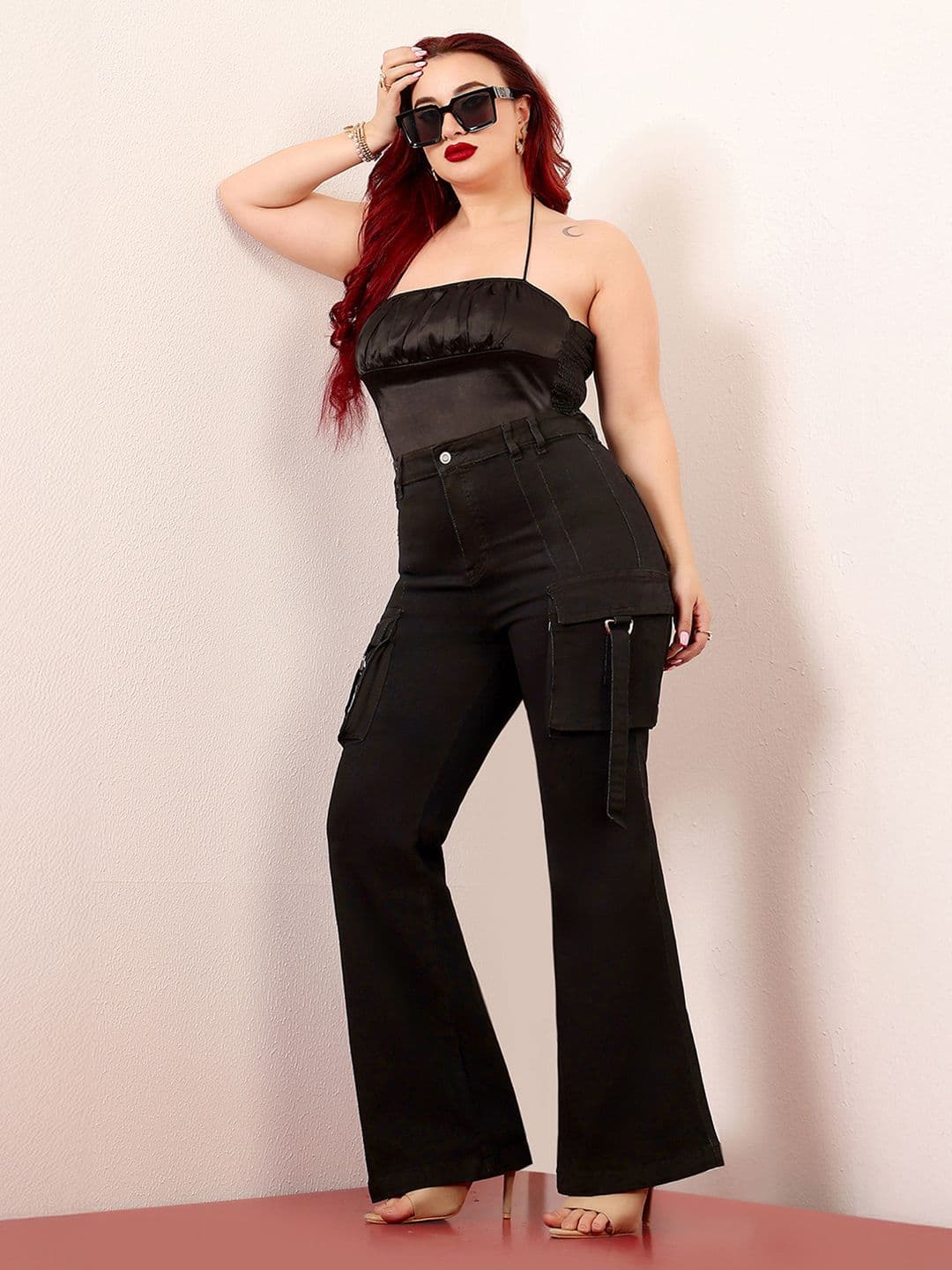 Miss Chase A+ Plus Size Women Bootcut High-Rise Stretchable Jeans - view 1
