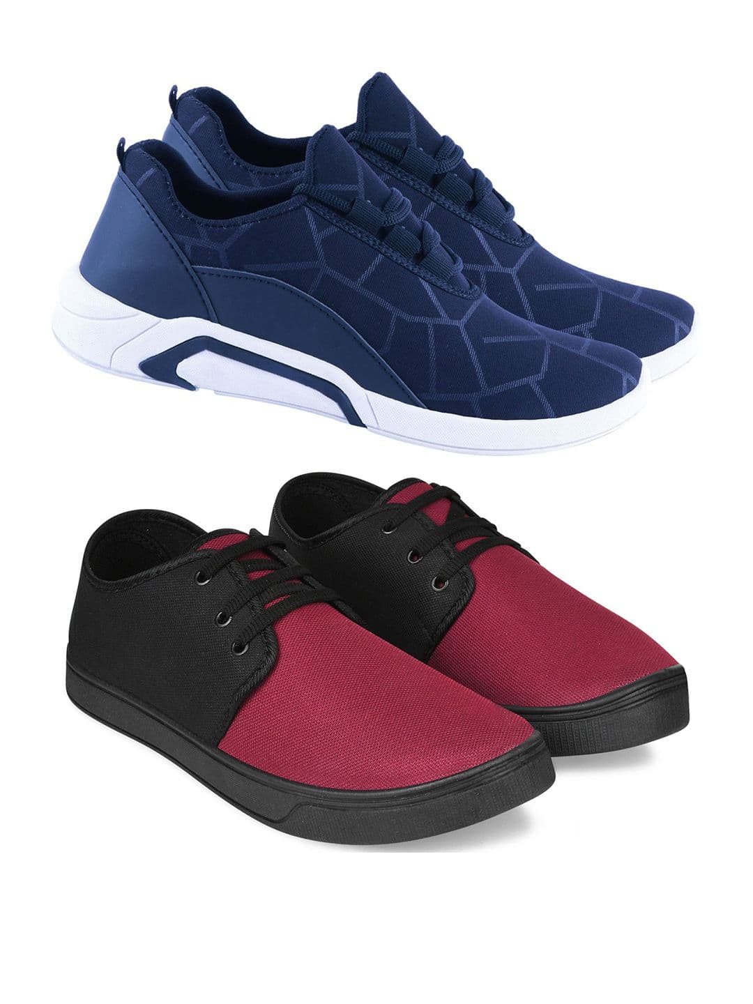 Spotwalk Set Of 2 Men Mesh Running Shoes - view 1