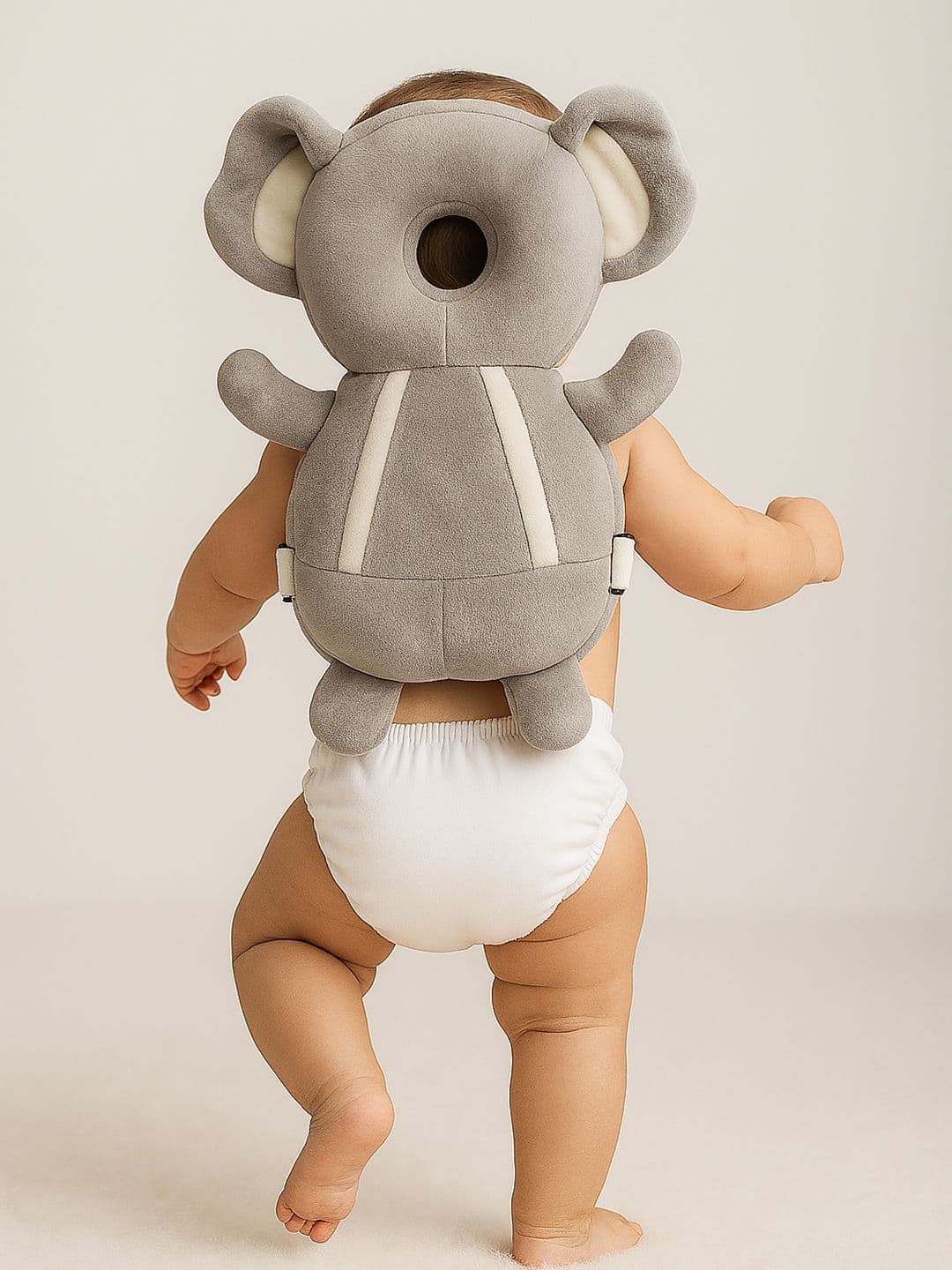 Smartots Infants Grey Elephant Crawling & Walking Head Protector with Booties - view 1