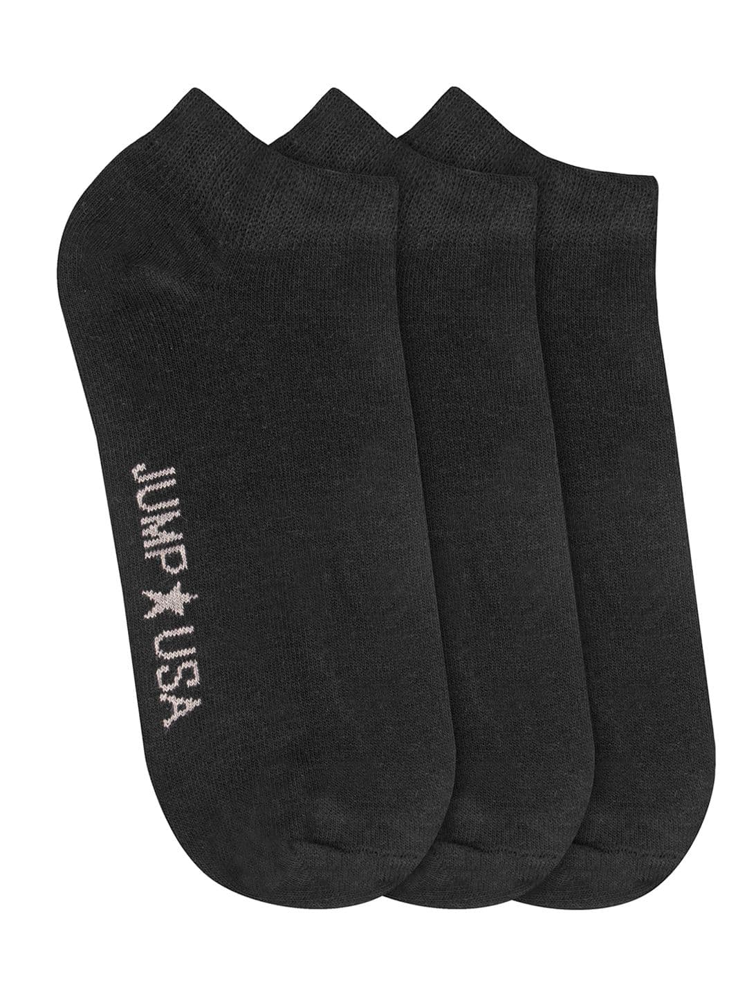JUMP USA Men Pack of 3 Solid Ankle-Length Socks - view 1