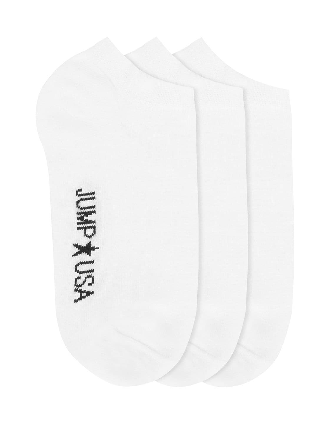 JUMP USA Men Pack of 3 Solid Ankle-Length Socks - view 1
