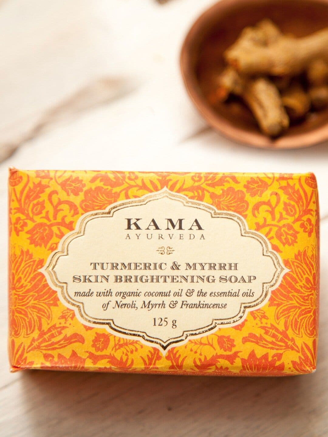 KAMA AYURVEDA Turmeric Myrrh Skin Brightening Soap 125 g - view 1