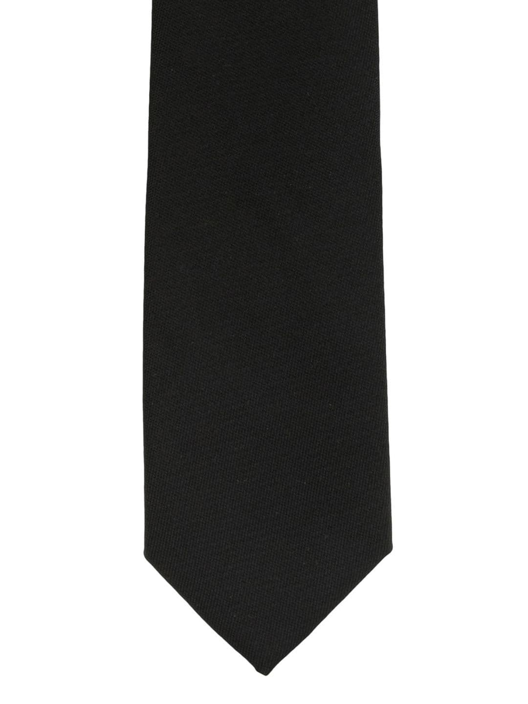The Tie Hub Black Solid Skinny Tie - view 1