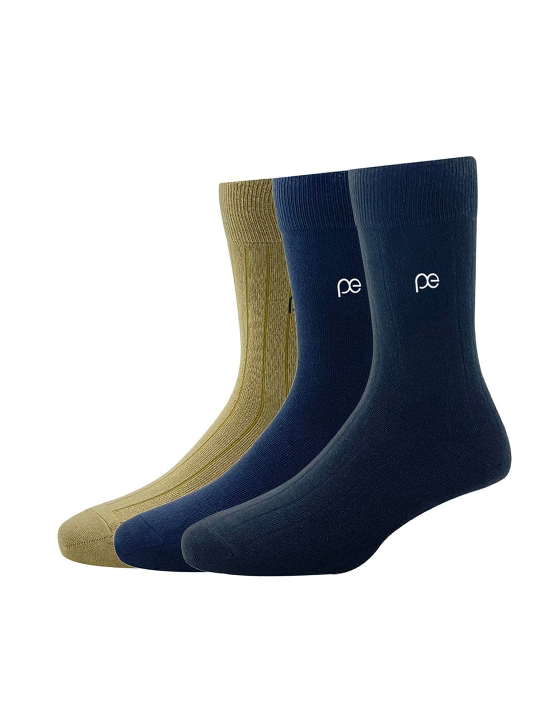 Peter England Men Set of 3 Calf-Length Assorted Socks - view 1