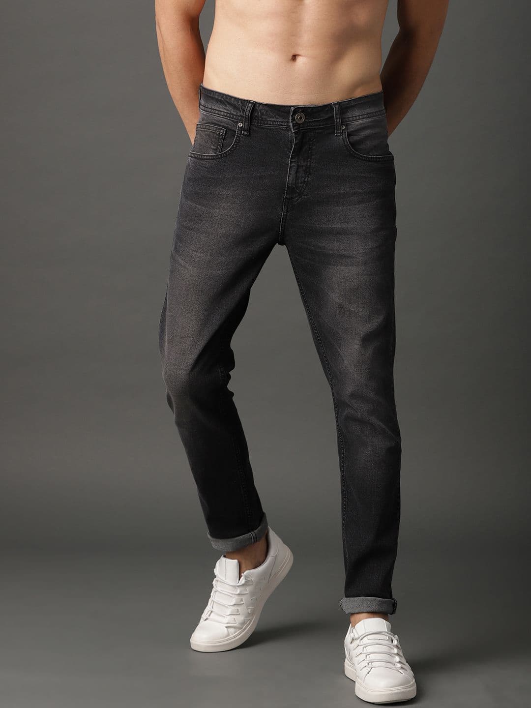 Roadster Men Black Skinny Fit Mid-Rise Clean Look Stretchable Jeans - view 1