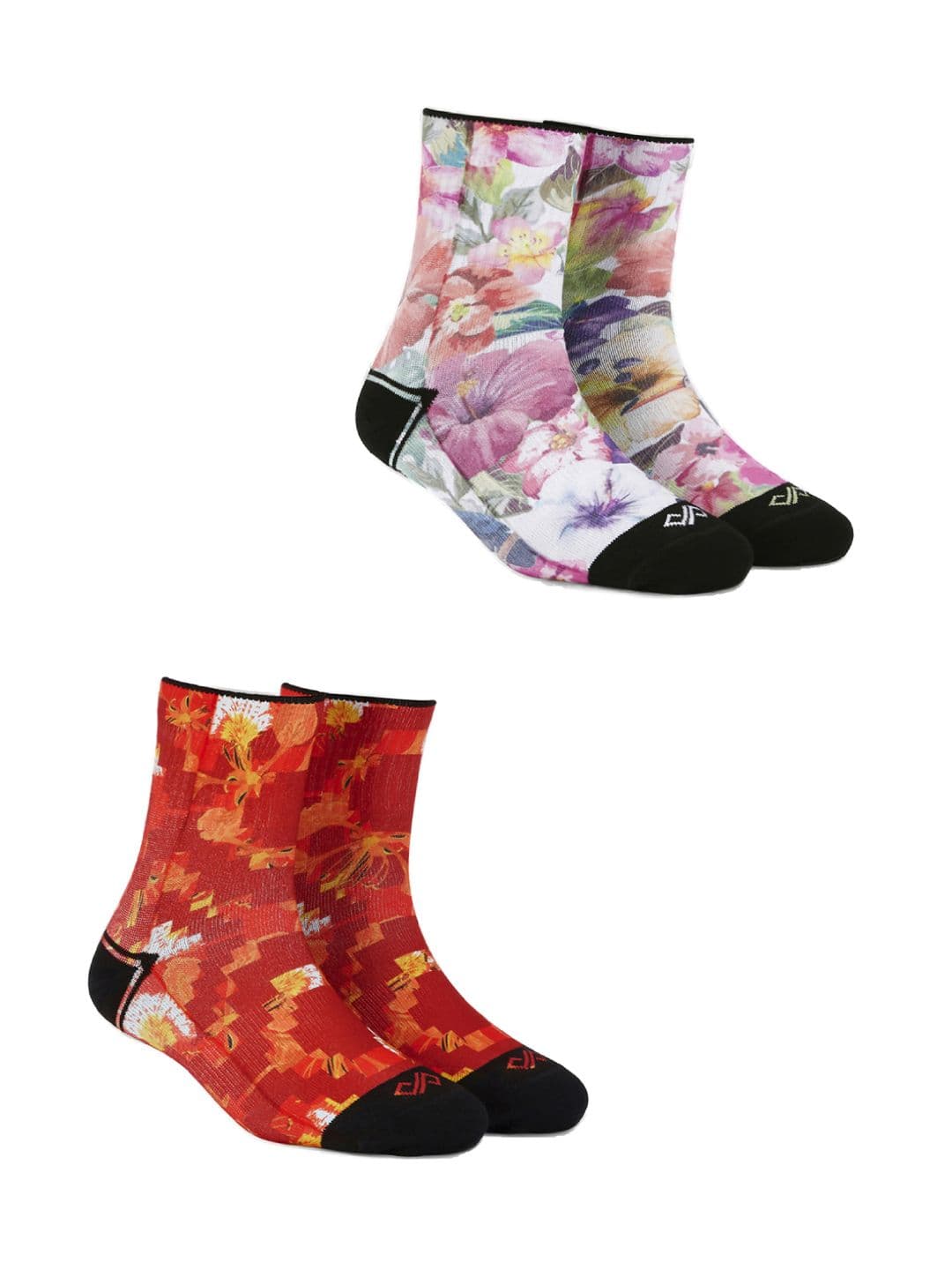 Dynamocks Unisex Pack of 2 Printed Above Ankle-Length Socks - view 1
