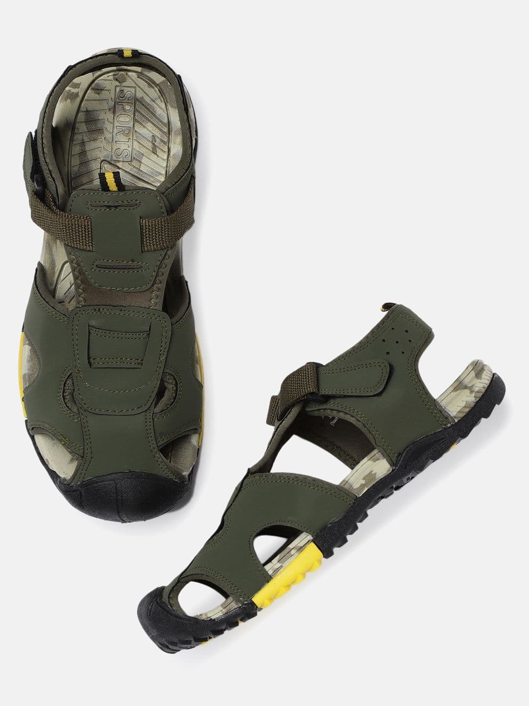 The Roadster Lifestyle Co Men Green Sandals - view 1