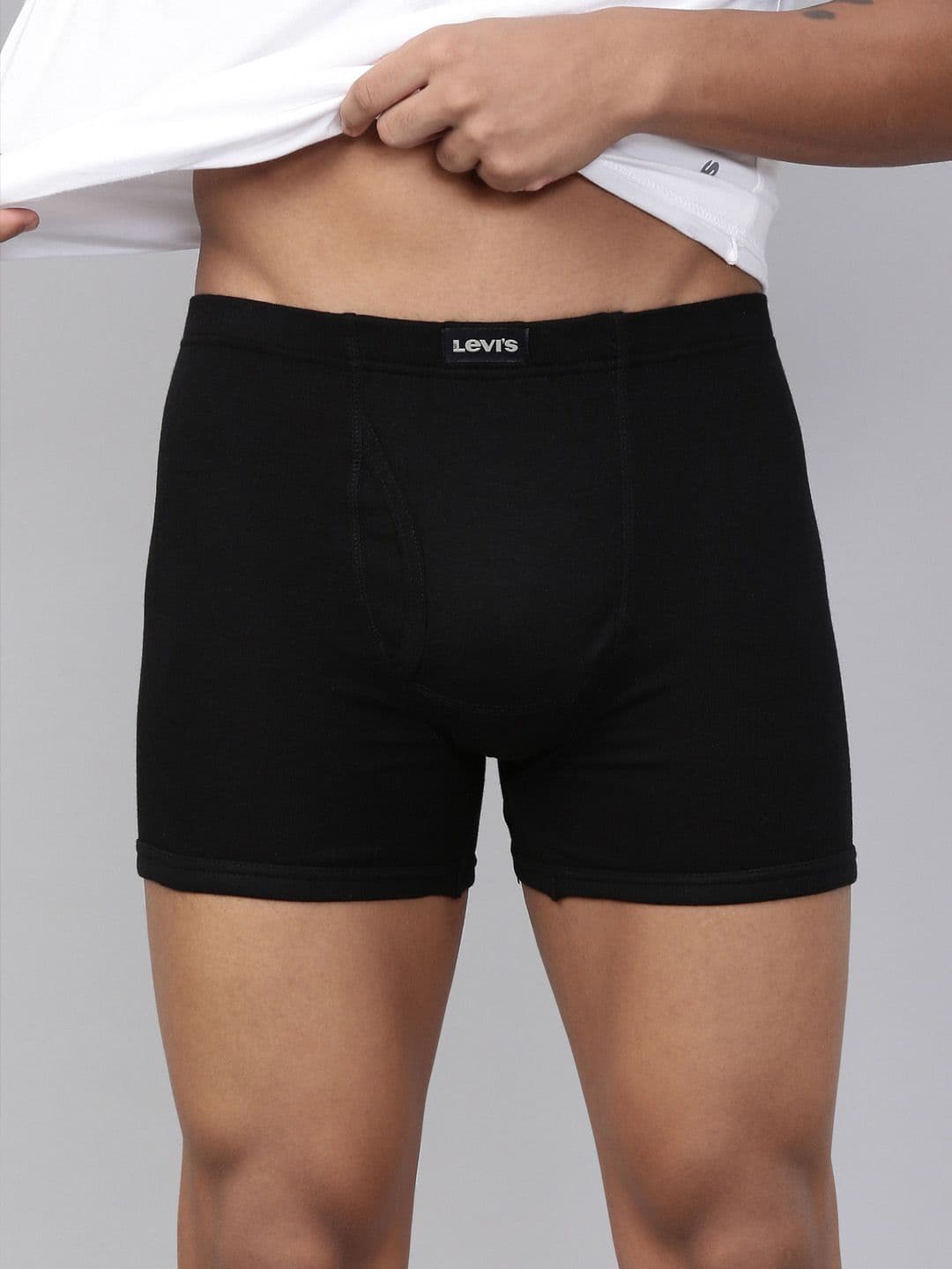 Levis Men Pure Cotton Long Length Trunk with Ultrasoft Waistband