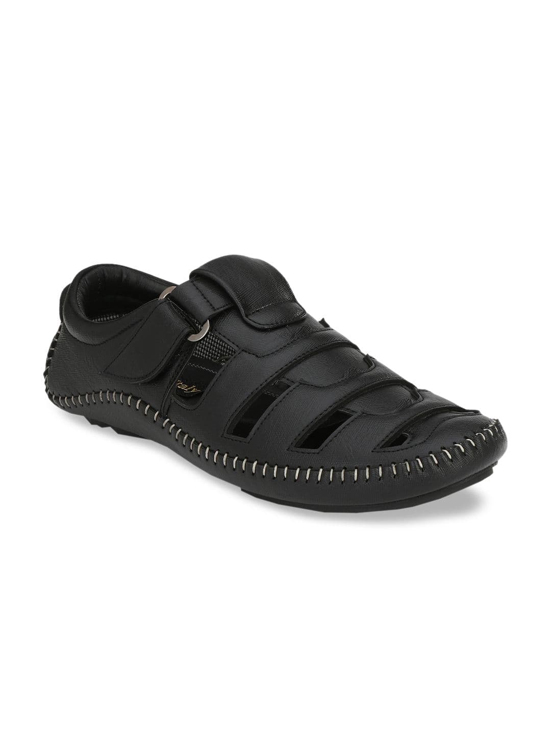 Eego Italy Men Black Sandals - view 1
