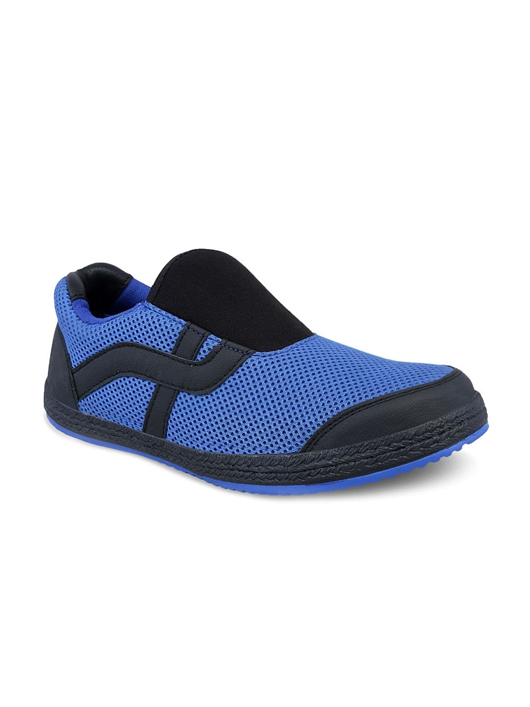 Eego Italy Men Blue Leather Trekking Shoes - view 1