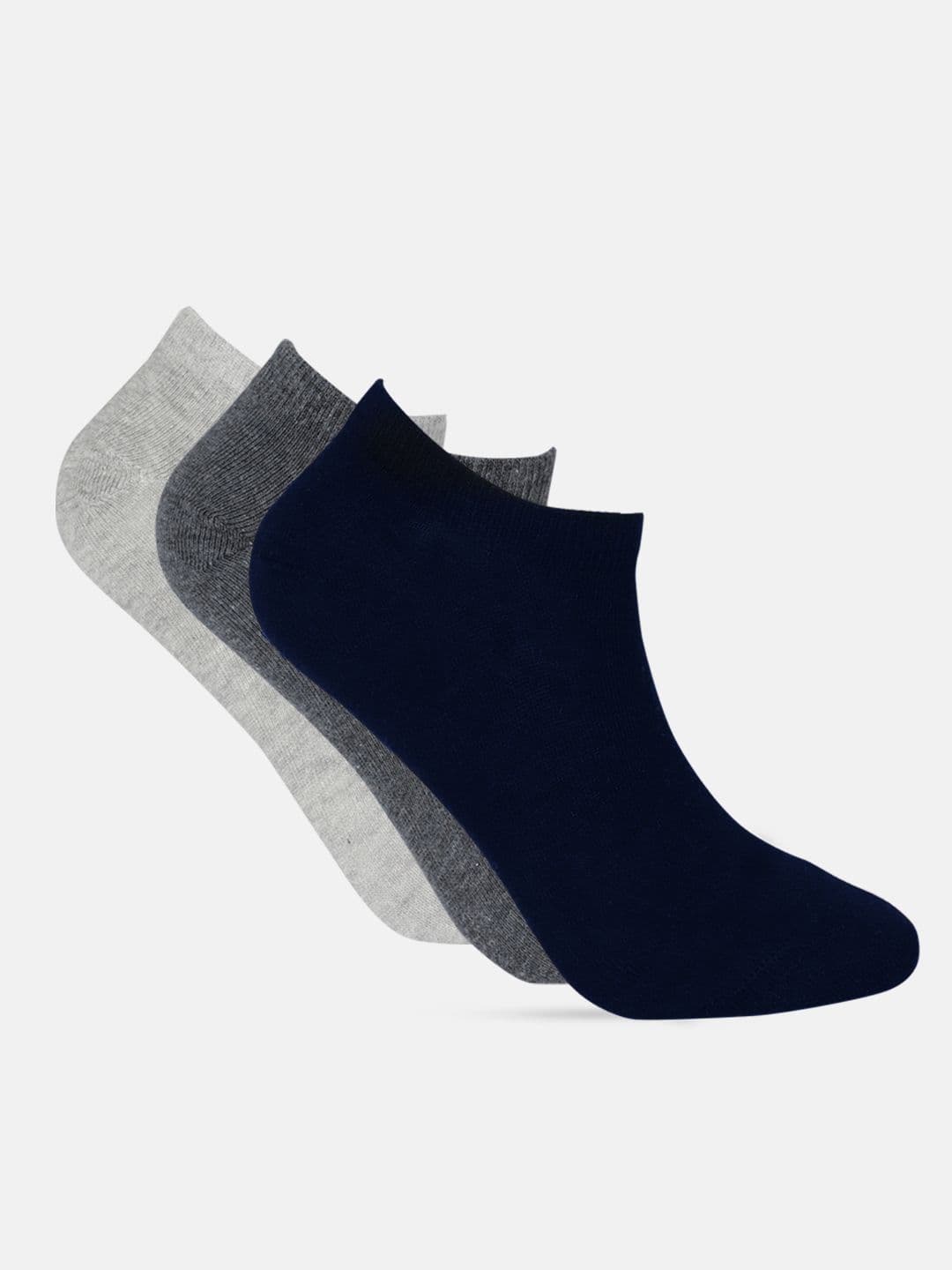 Mast & Harbour Men Pack of 3 Solid Ankle-Length Socks - view 1