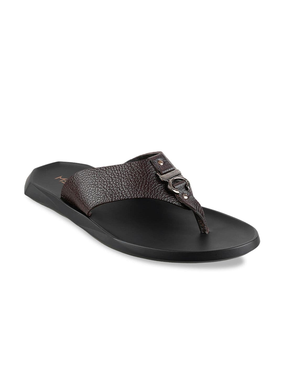 Metro Men Brown Sandals - view 1