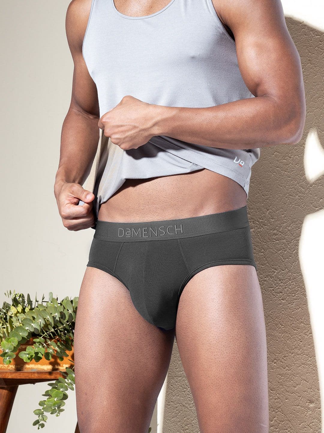 DaMENSCH DEO-SOFT Solid Premium Egyptian Cotton-Modal Blend Briefs - view 1