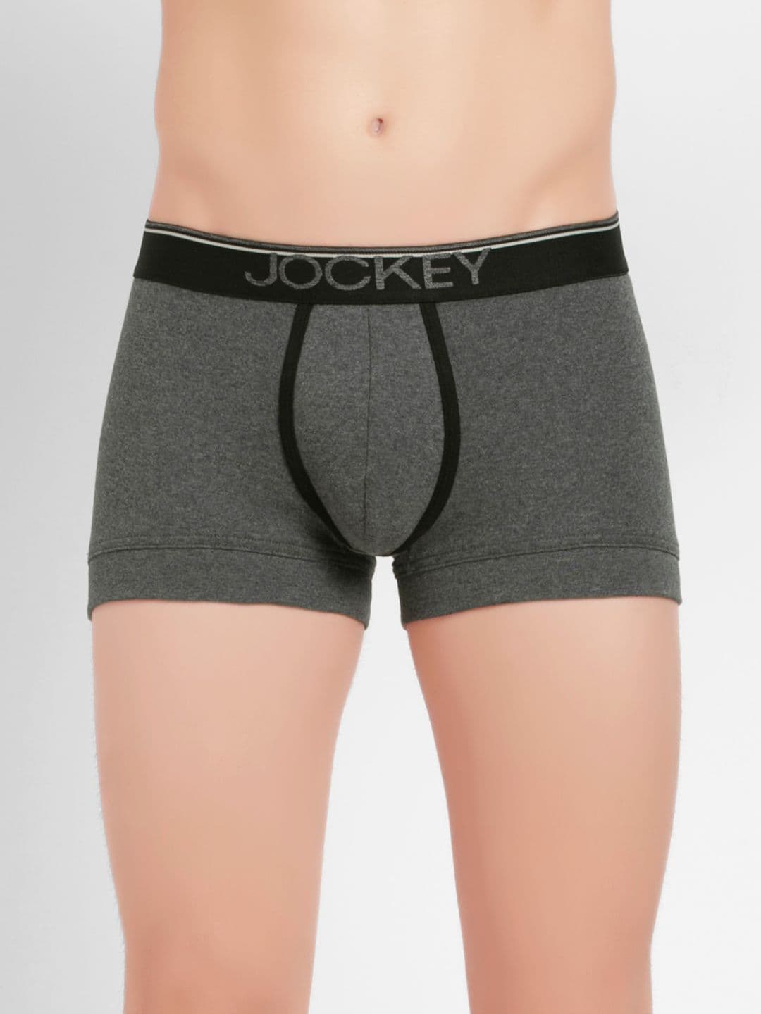 Jockey Men Charcoal Grey Trunks 8015-0105 - view 1