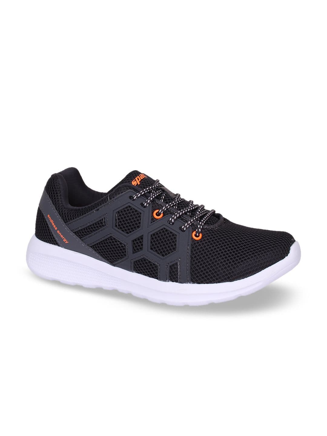 Sparx Men Charcoal Mesh Running Shoes - view 1