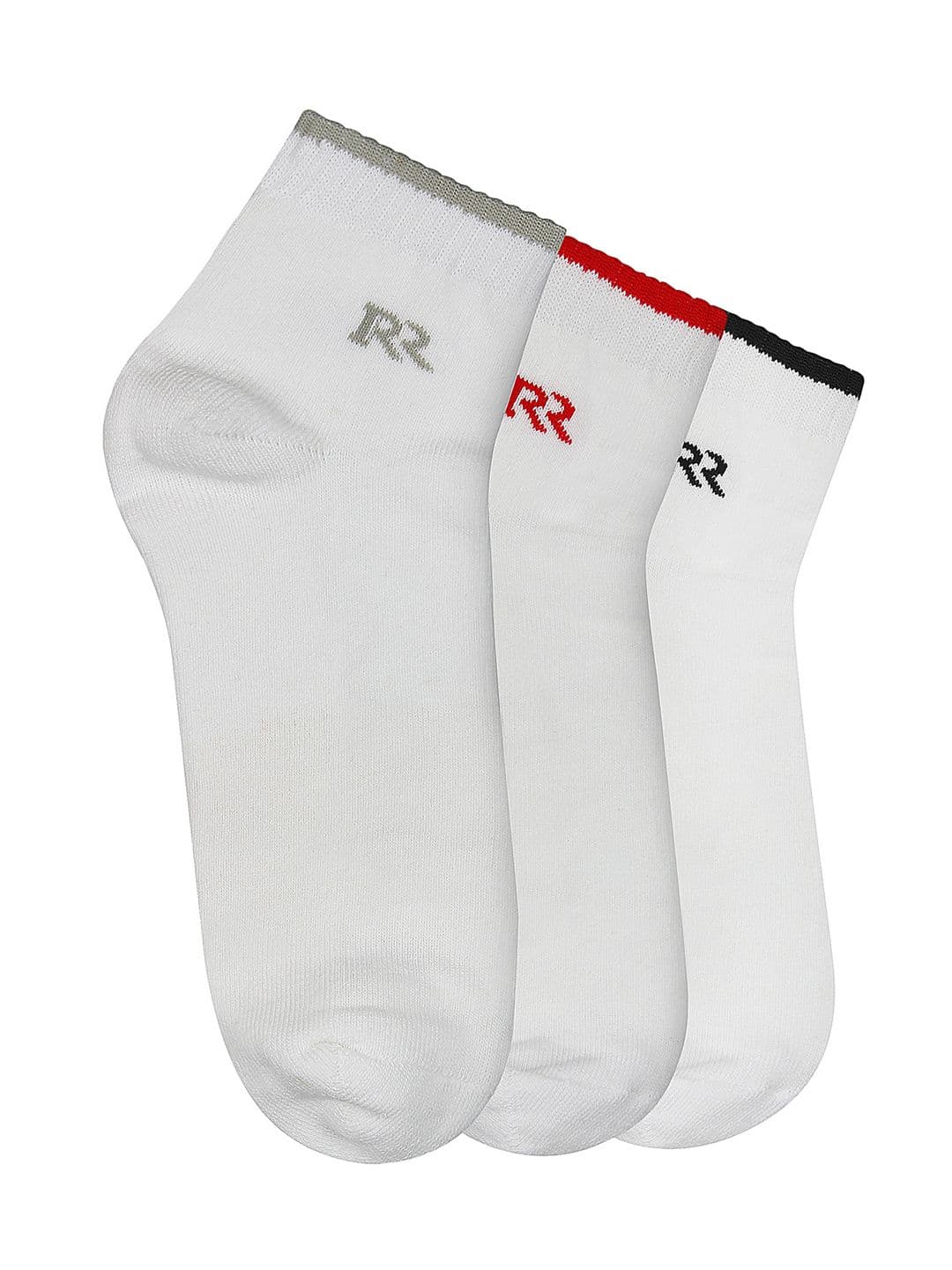 ROMEO ROSSI Men White Set of 3 Ankle-length Socks - view 1