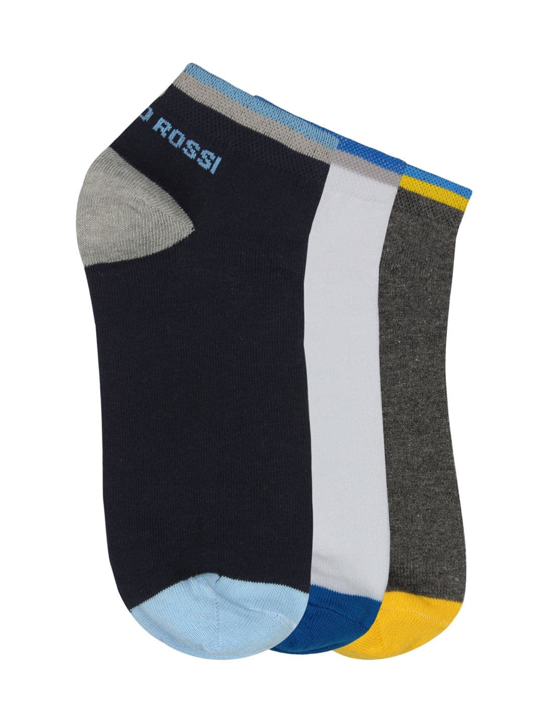 ROMEO ROSSI Men Pack of 3 Ankle-length Socks - view 1