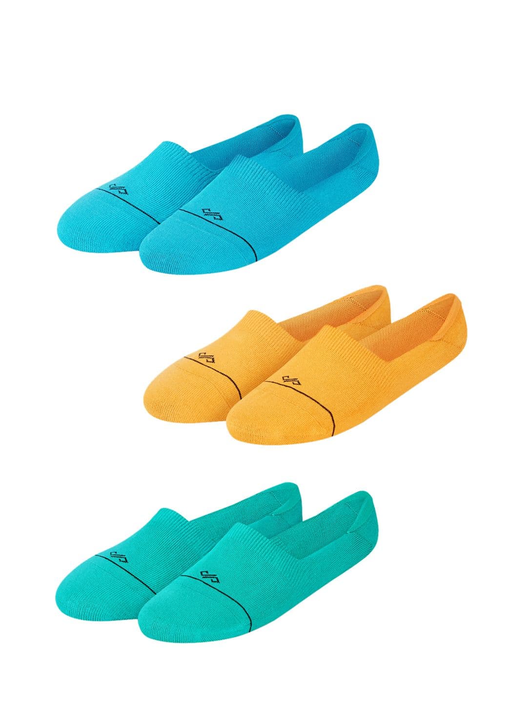 Dynamocks Unisex Pack of 3 Solid Shoe Liners - view 1