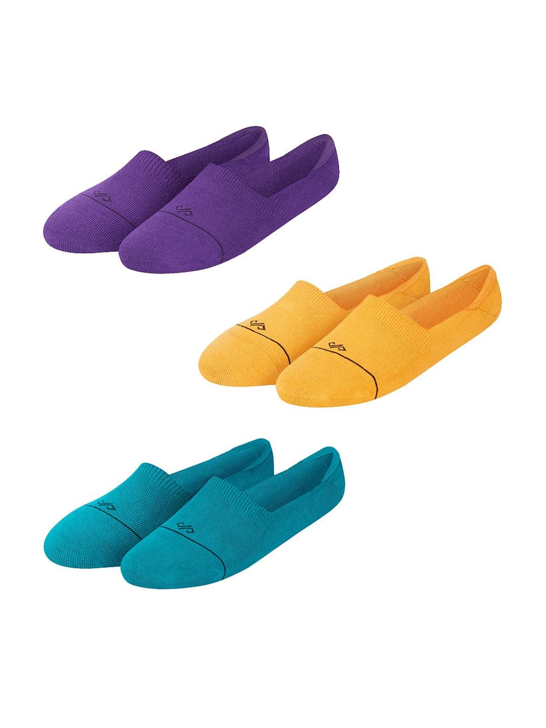 Dynamocks Unisex Pack of 3 Solid Shoe Liners - view 1