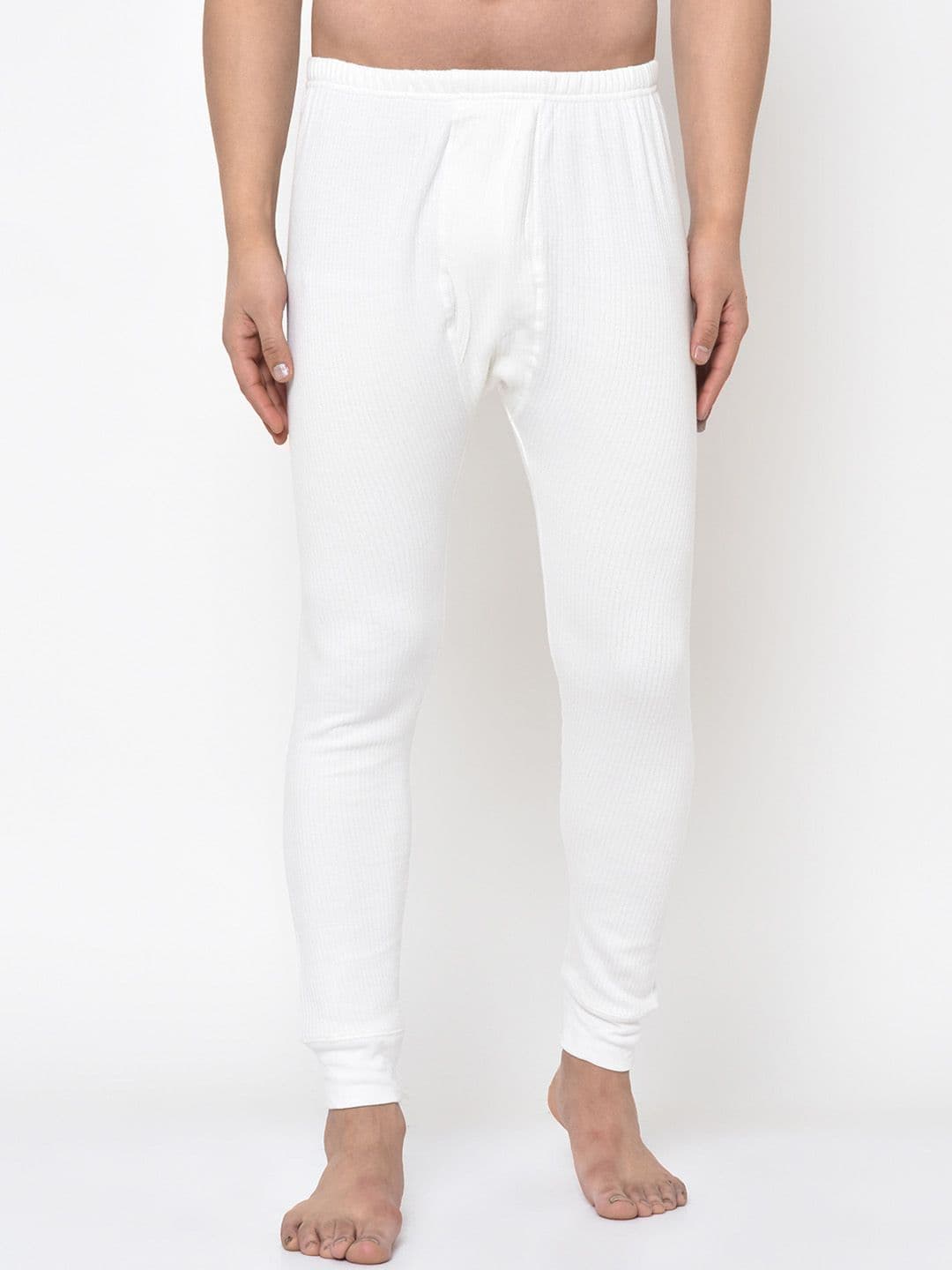 ARMISTO Men White Quilted Thermal Bottom - view 1