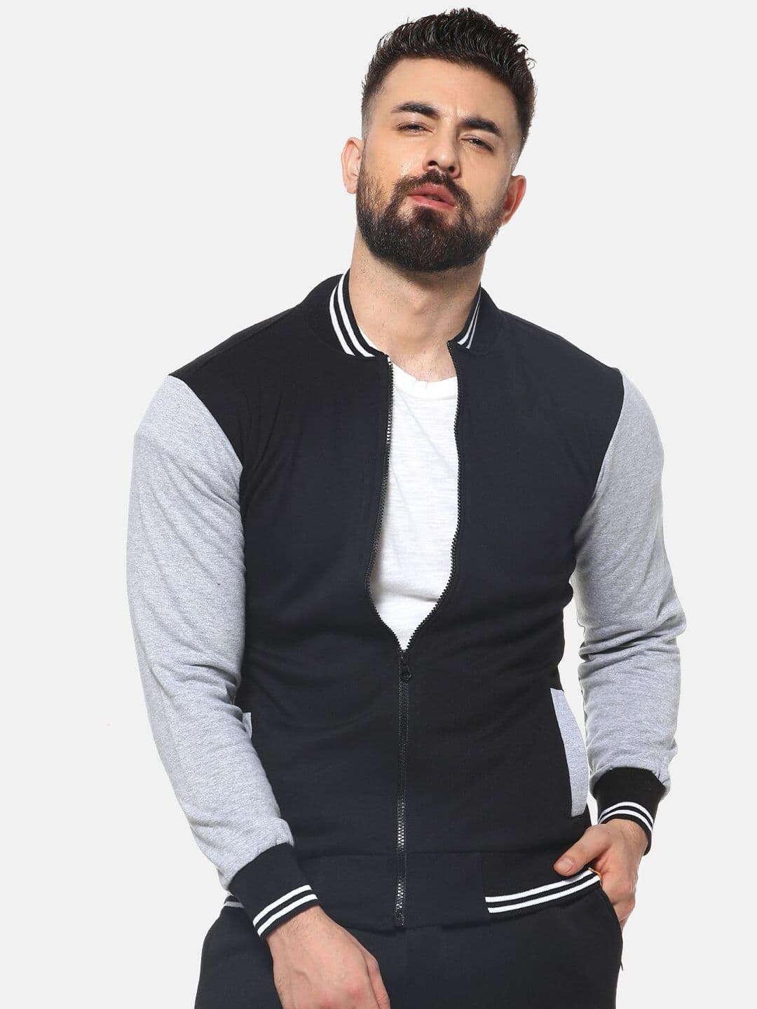CAHOOT Men Black Windcheater Bomber Jacket - view 1