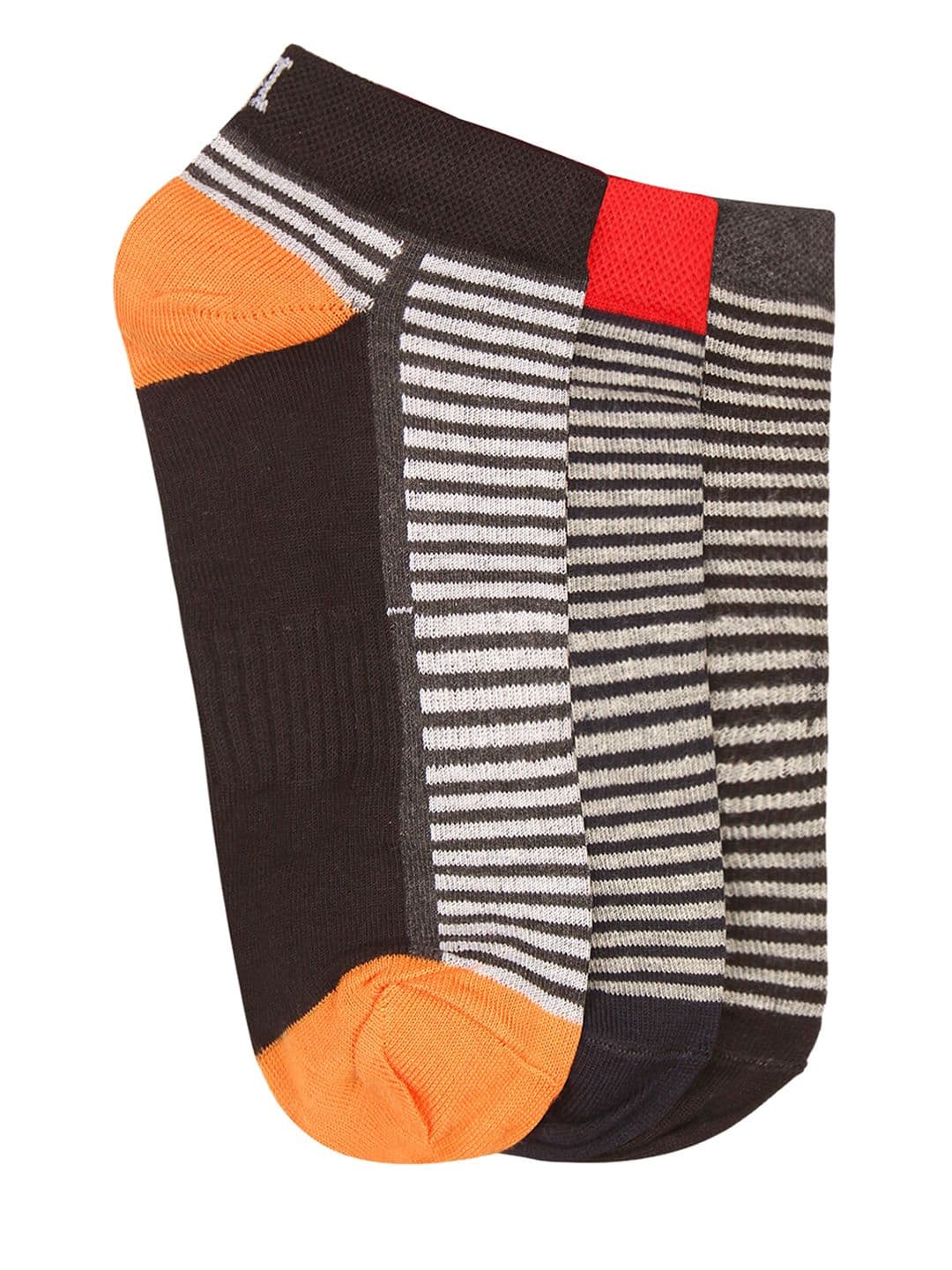 ROMEO ROSSI Men Pack Of 3 Assorted Ankle-Length Socks - view 1