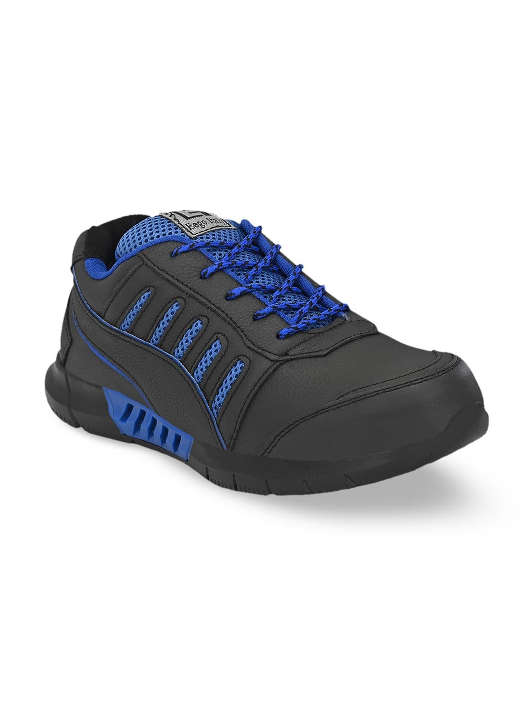 Eego Italy Men Black Leather Trekking Shoes - view 1