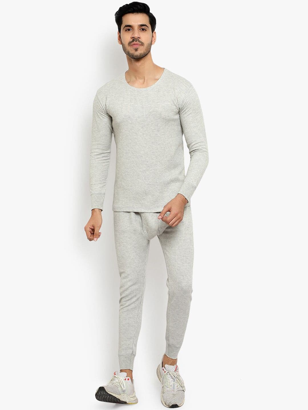 ARMISTO Men Grey Quilted Thermal Set - view 1