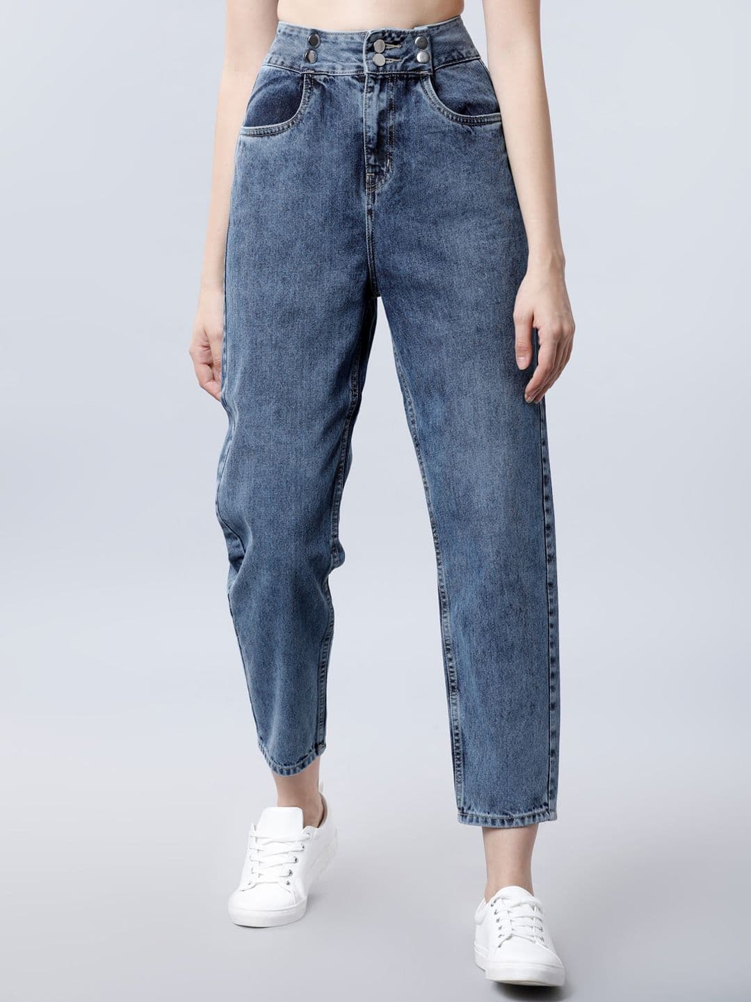 Tokyo Talkies Women Blue Slim Fit Jeans - view 1