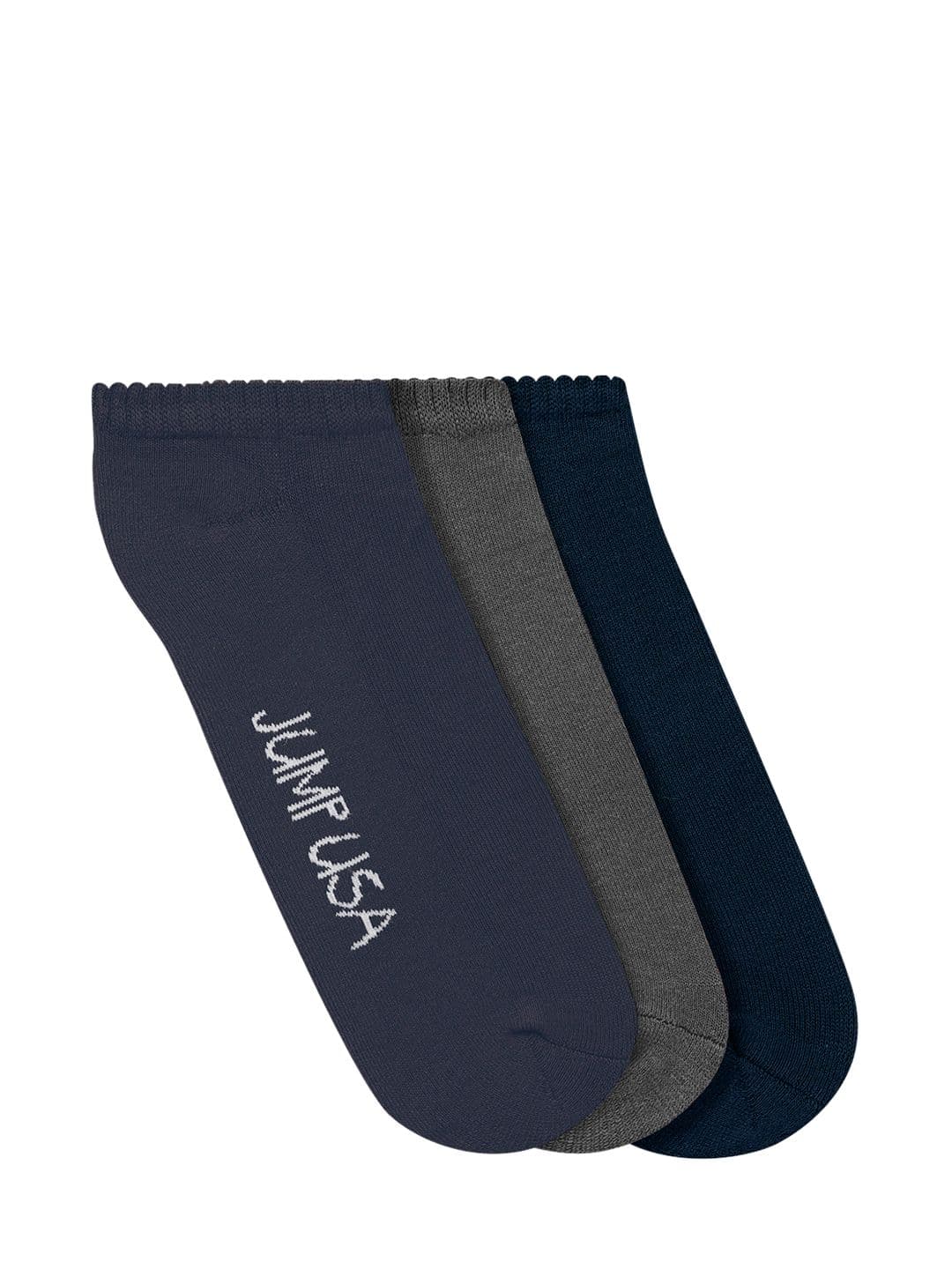 JUMP USA Men Pack of 3 Solid Shoe Liners - view 1