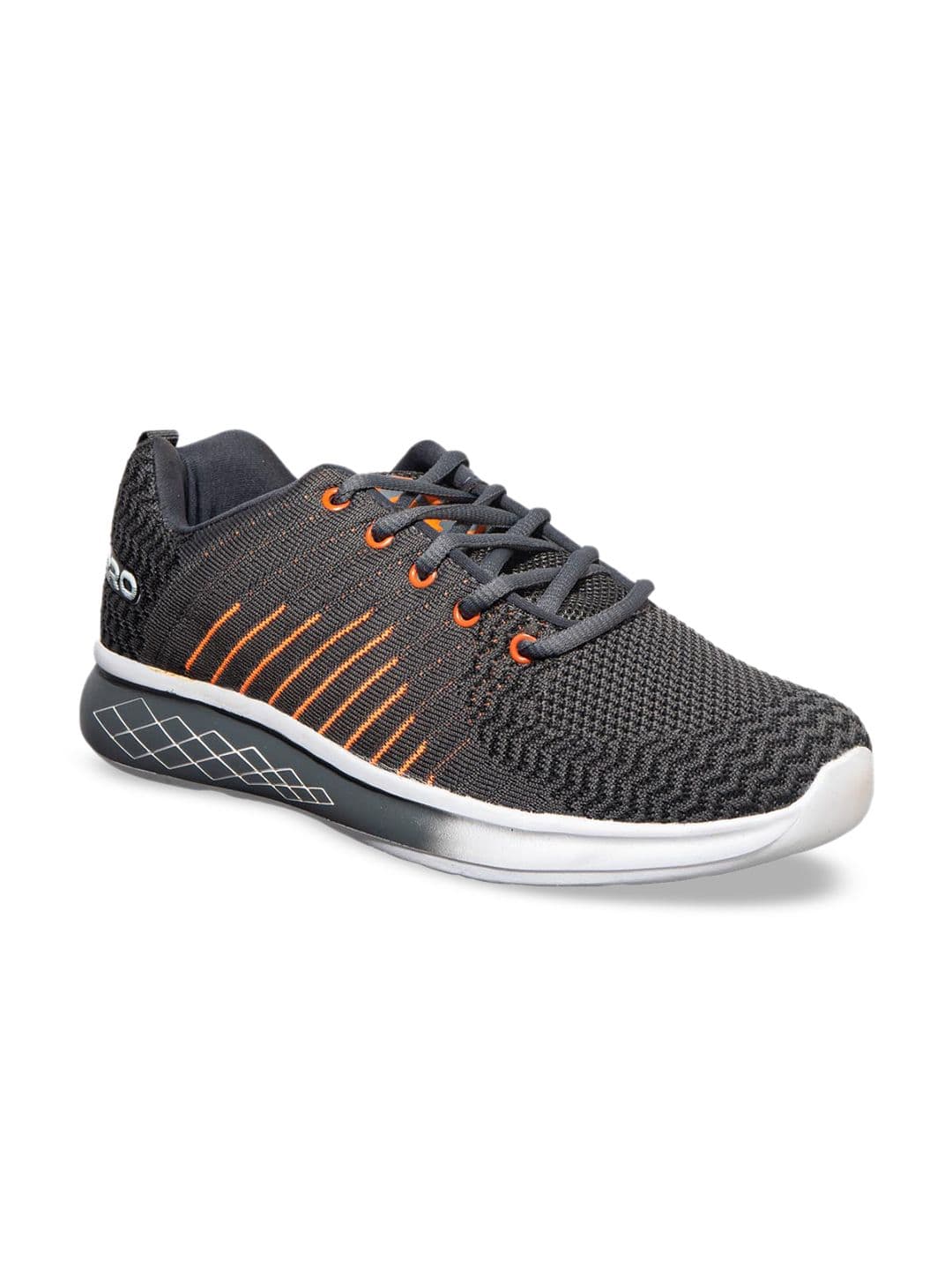 Khadims Men Grey Textile Running Shoes - view 1