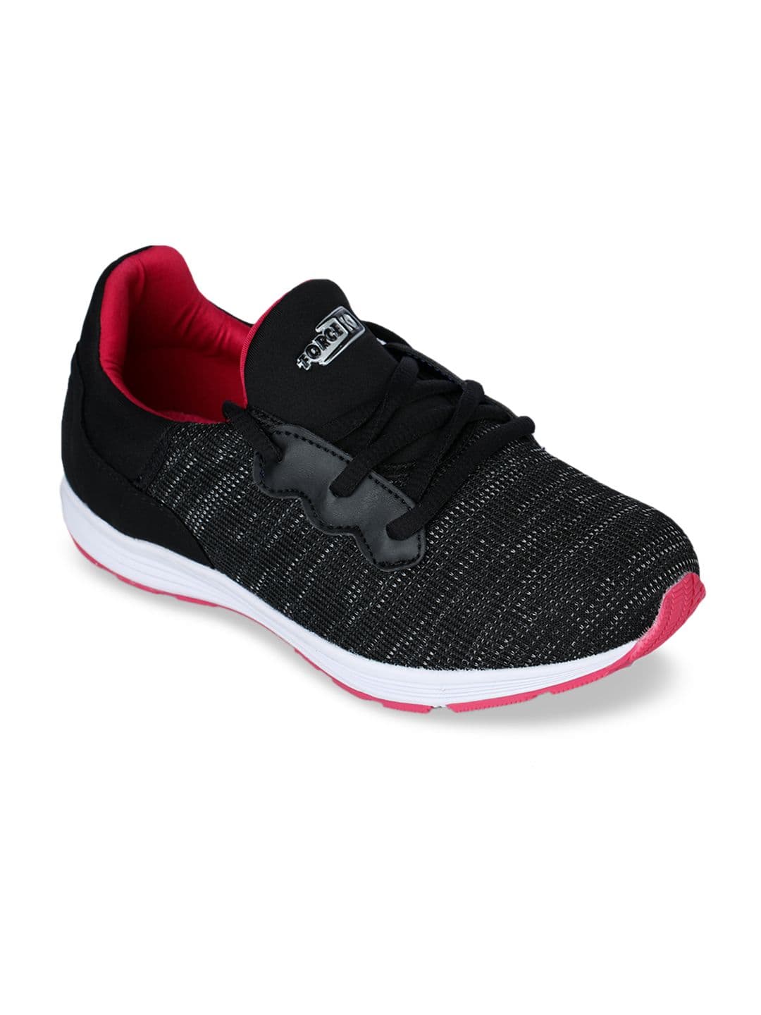 Liberty Women Black Running Shoes - view 1