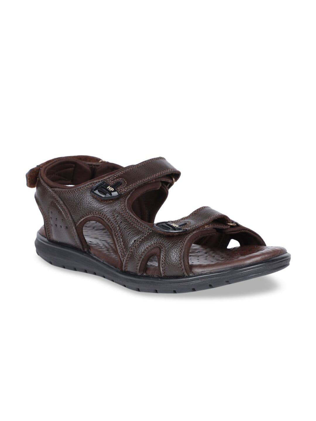 Hush Puppies Men Brown Leather Comfort Sandals - view 1