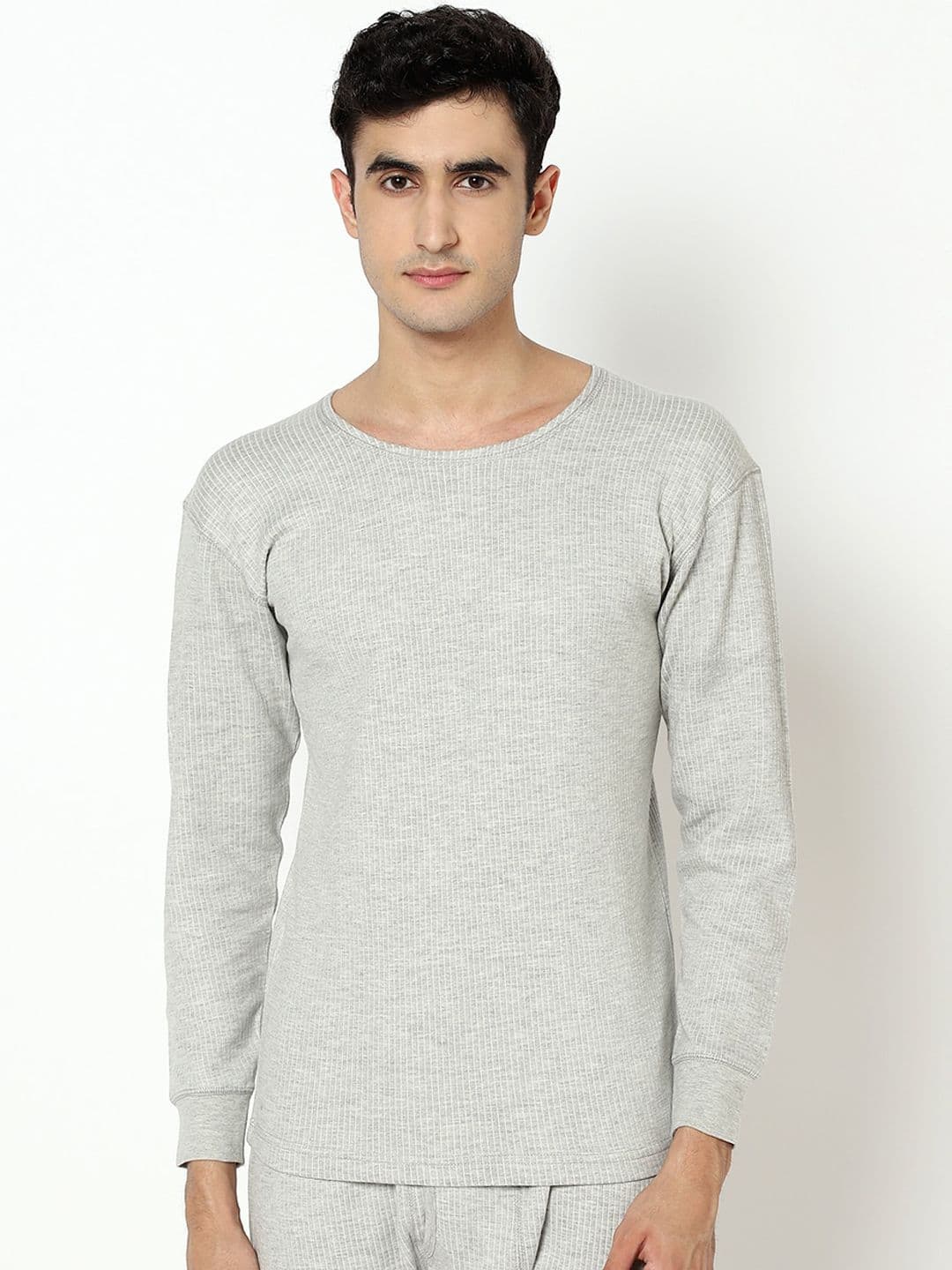 ARMISTO Men Grey Quilted Thermal Top - view 1