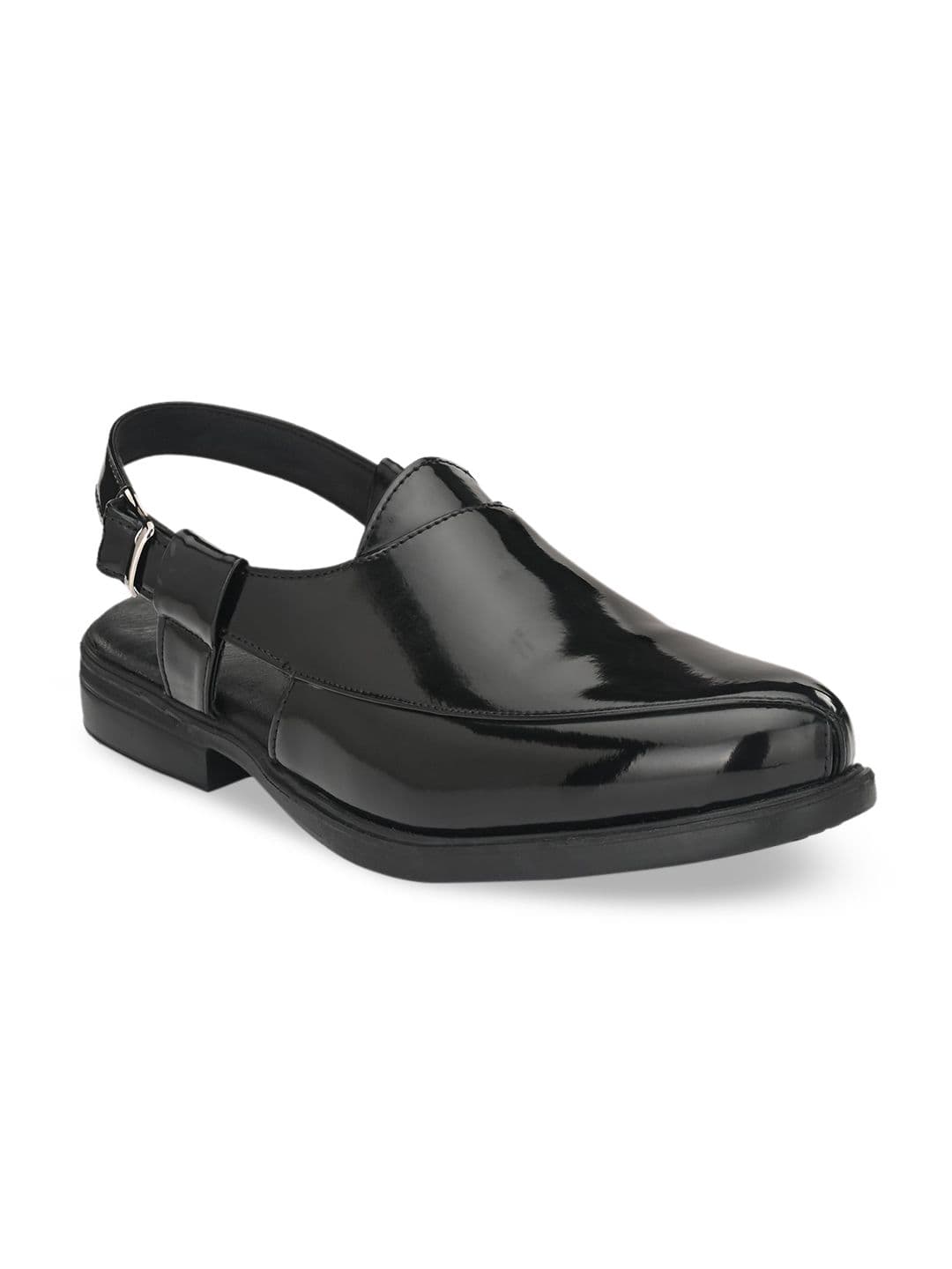 Delize Men Black Comfort Sandals - view 1