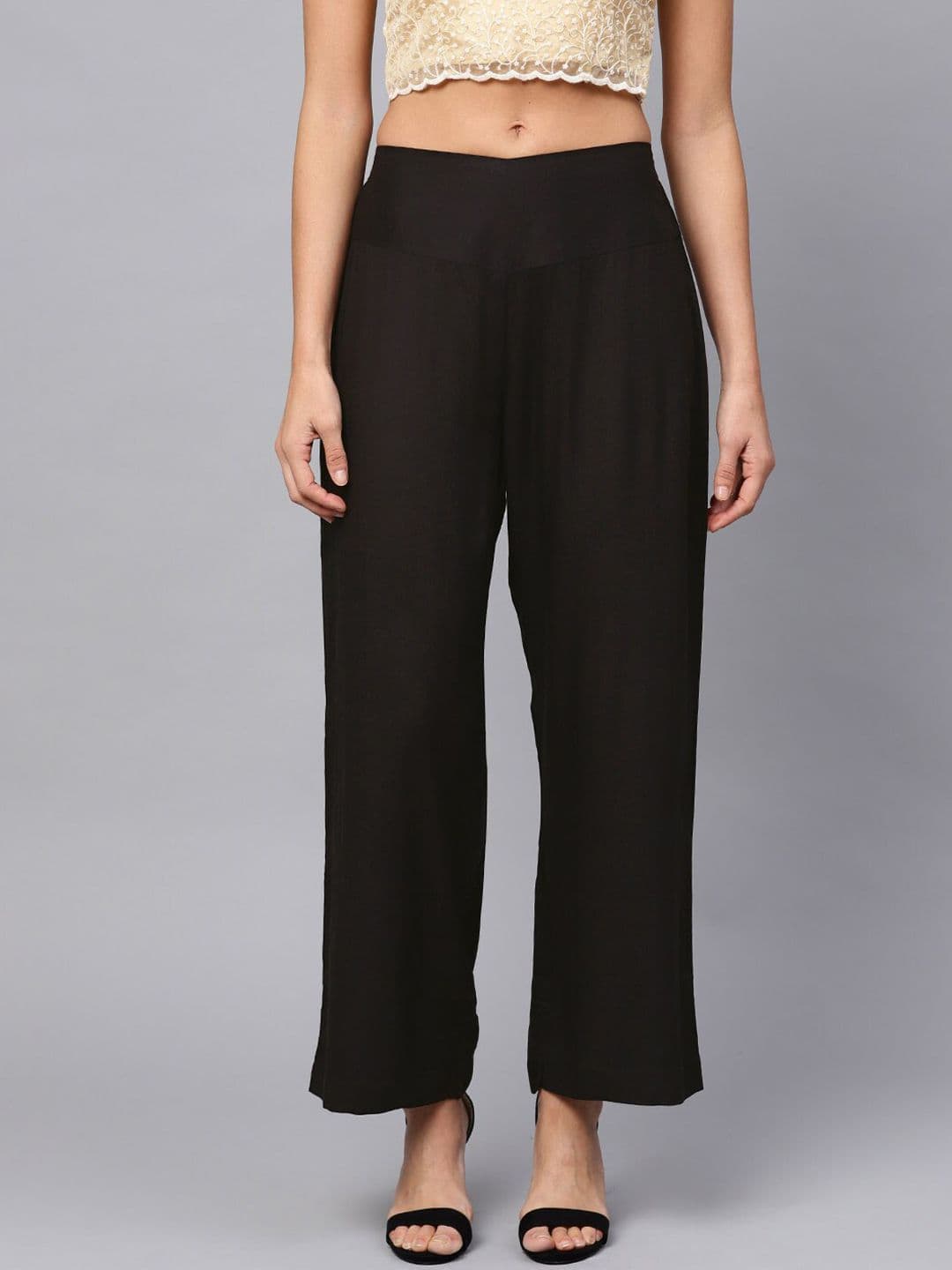 anayna Women Black Solid - view 1