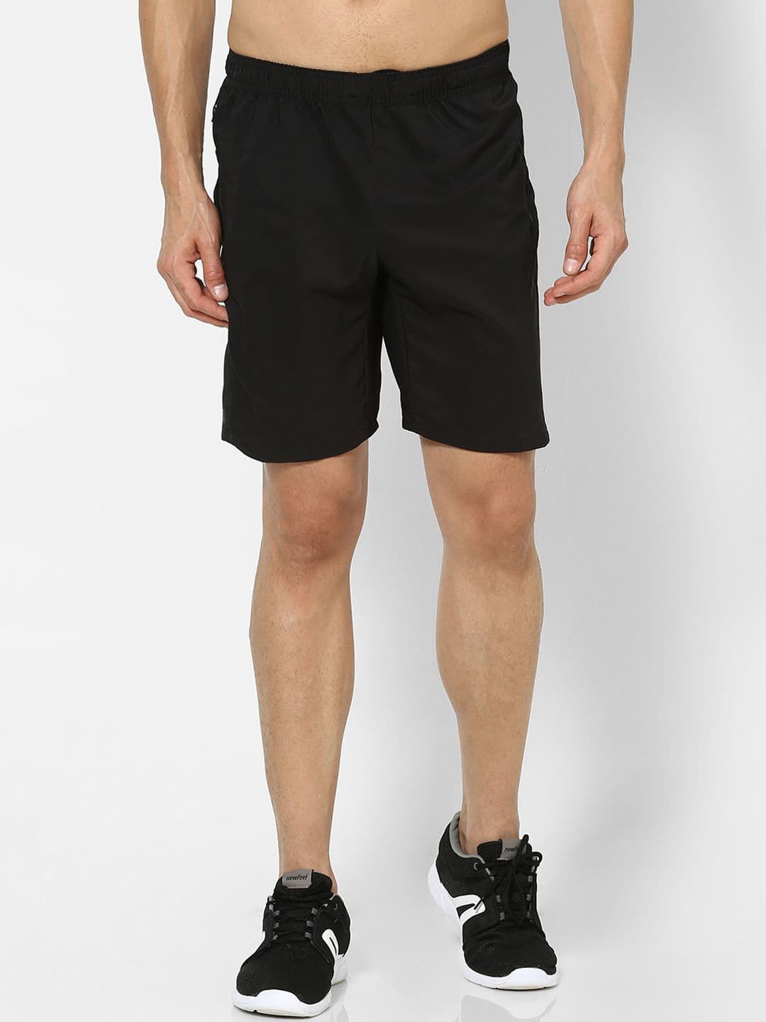 Decathlon Domyos - Men Black FST 120 Stretchable Gym Shorts - view 1