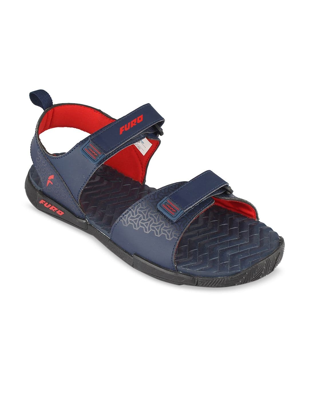 FURO by Red Chief Men Navy Blue Printed Sports Sandals - view 1