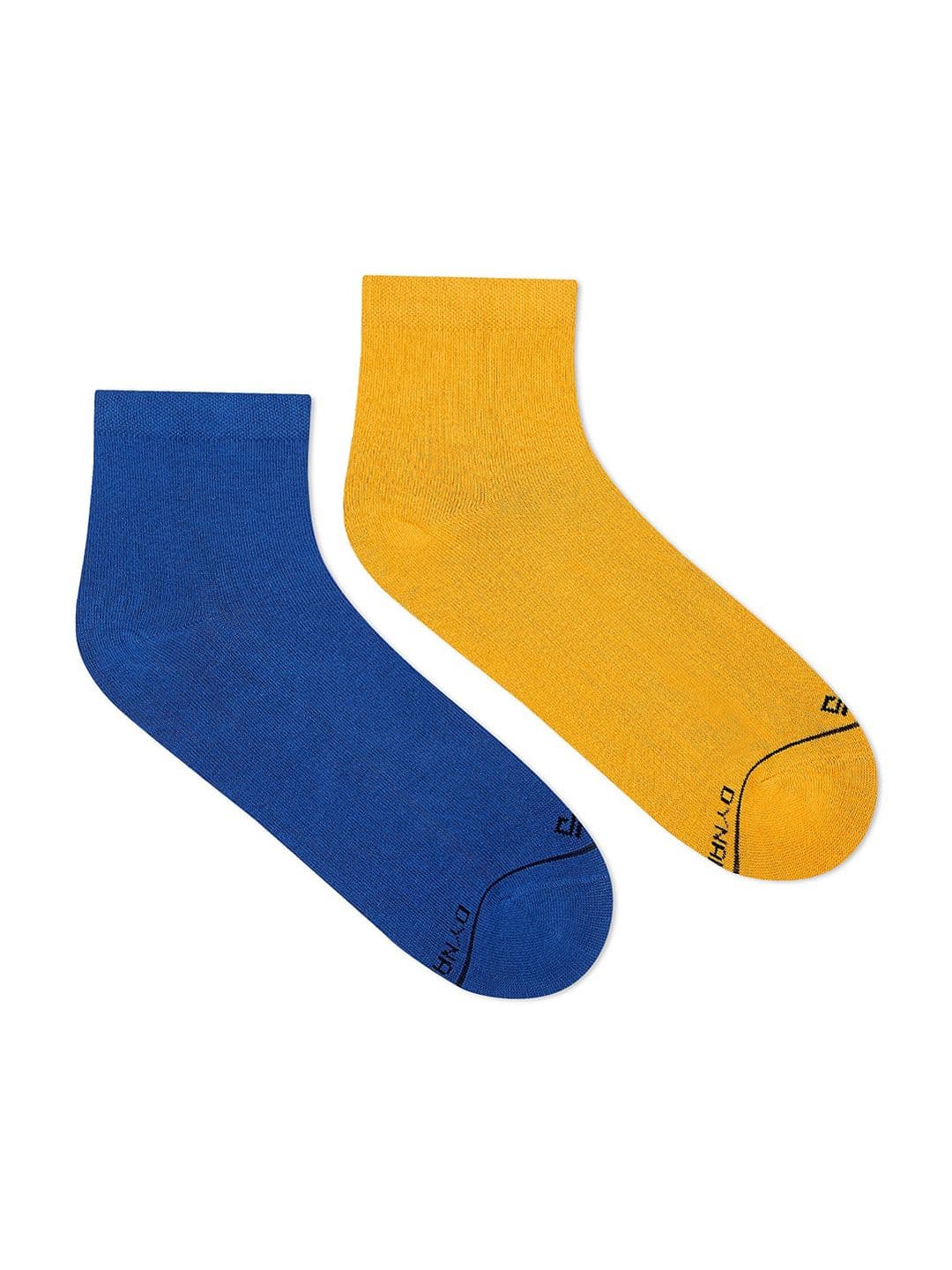 Dynamocks Men Pack Of 2 Solid Ankle-Length Socks - view 1