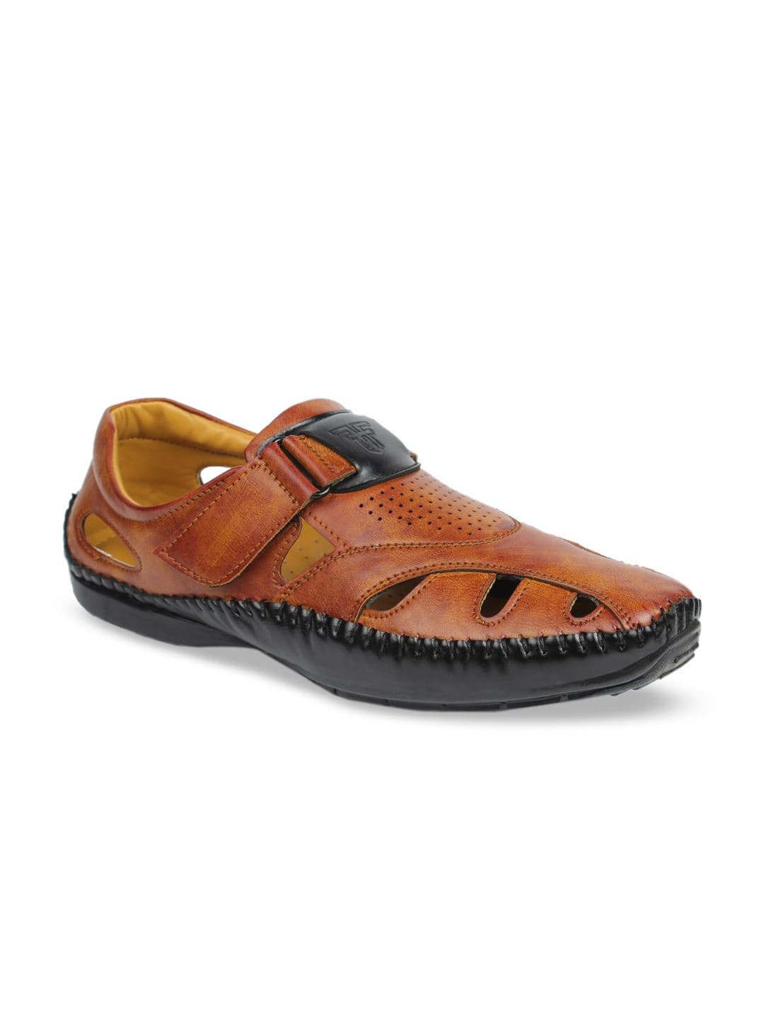Fashion Victim Men Tan Fisherman Sandals - view 1