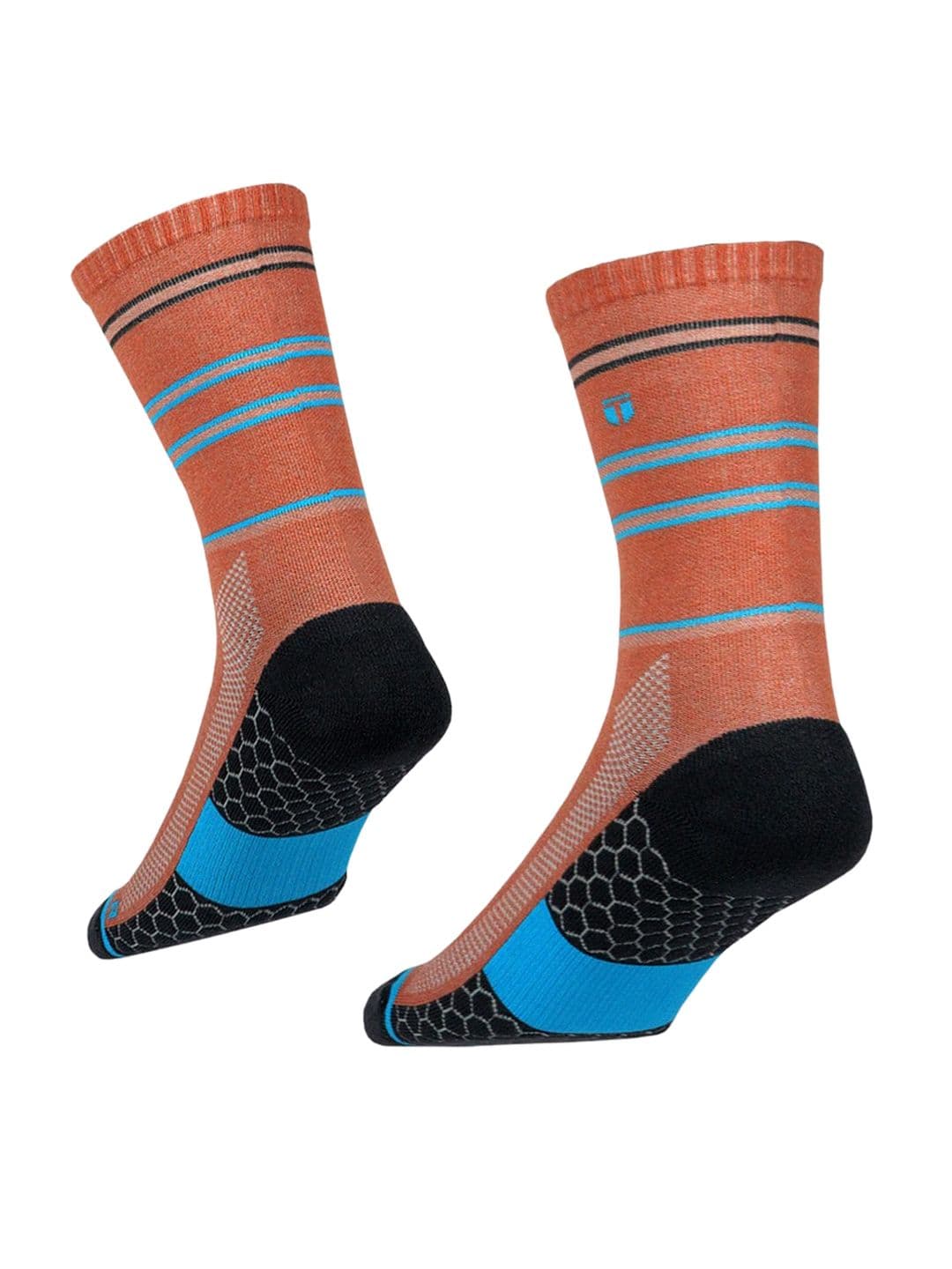 TEGO Unisex Pink Patterned Calf-Length Socks - view 1