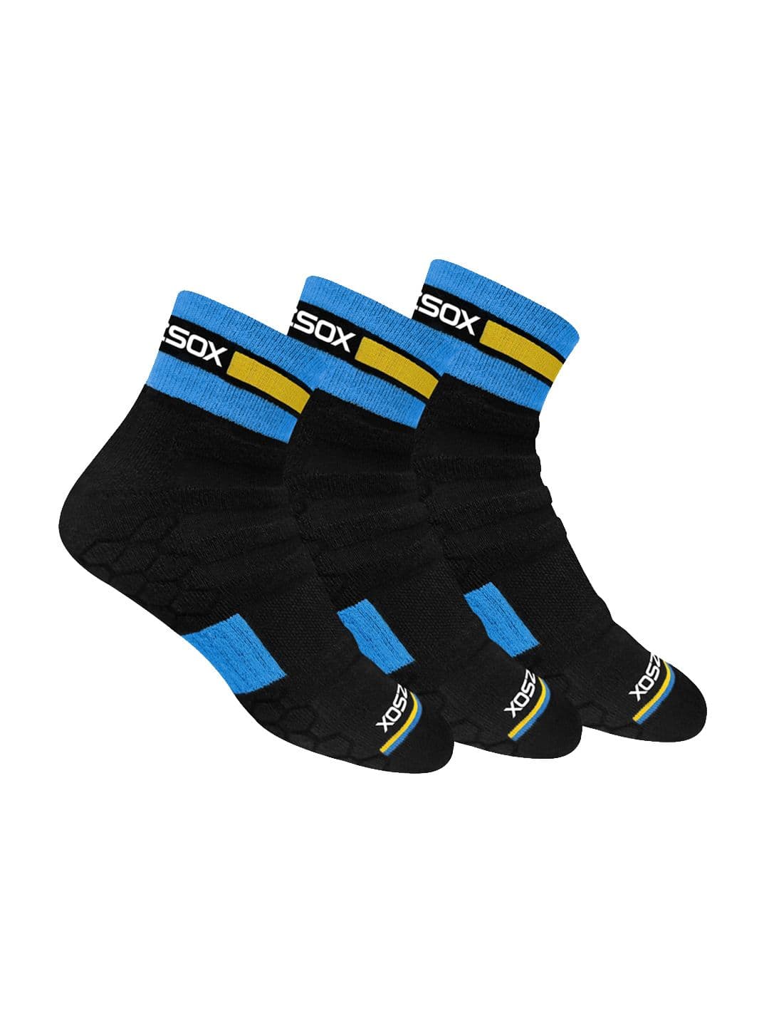 BLITZSOX Men Pack of 3 Assorted Above Ankle-Length Socks - view 1