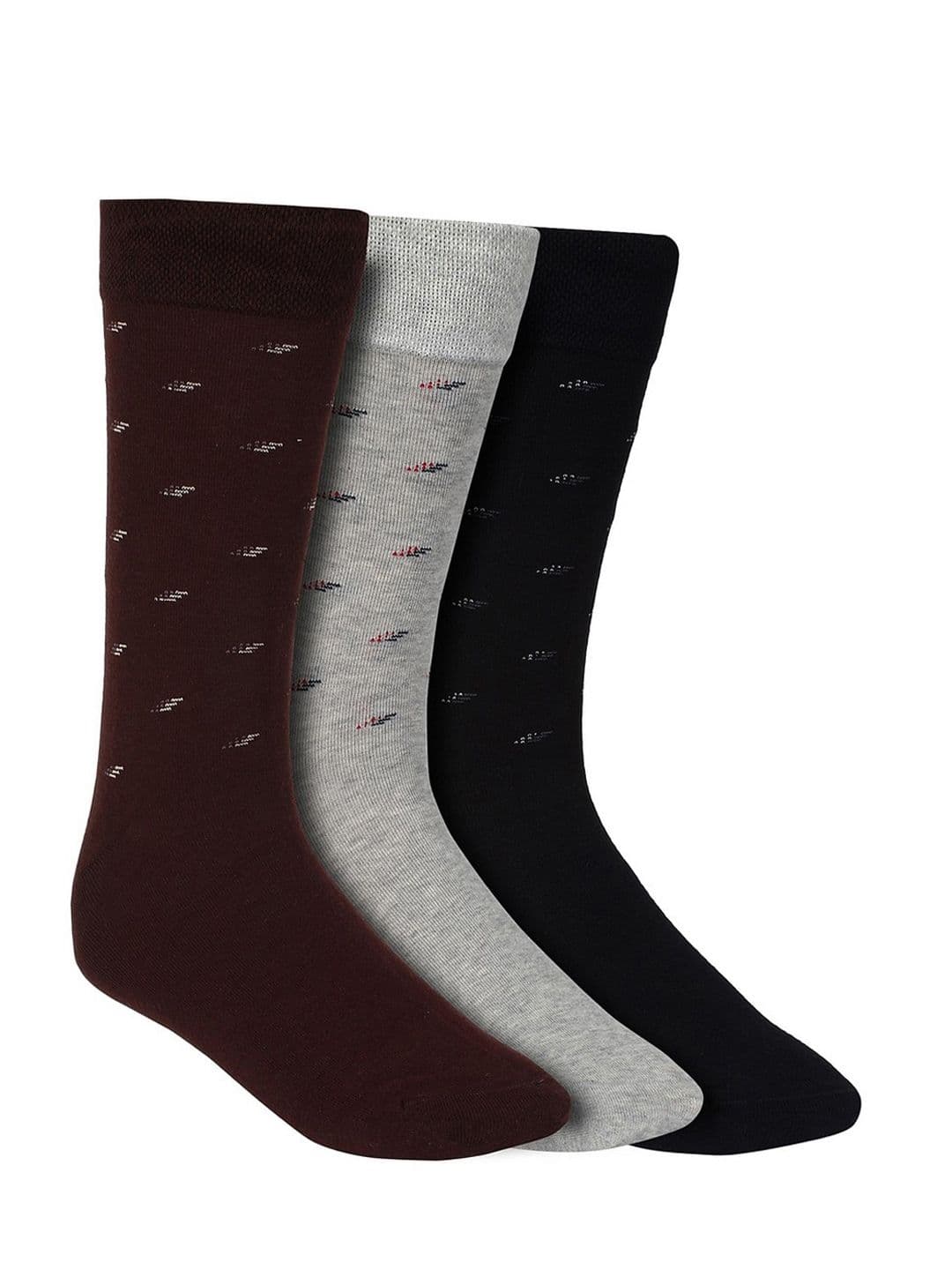 Creature Men Pack Of 3 Assorted Calf-Length Cotton Socks - view 1
